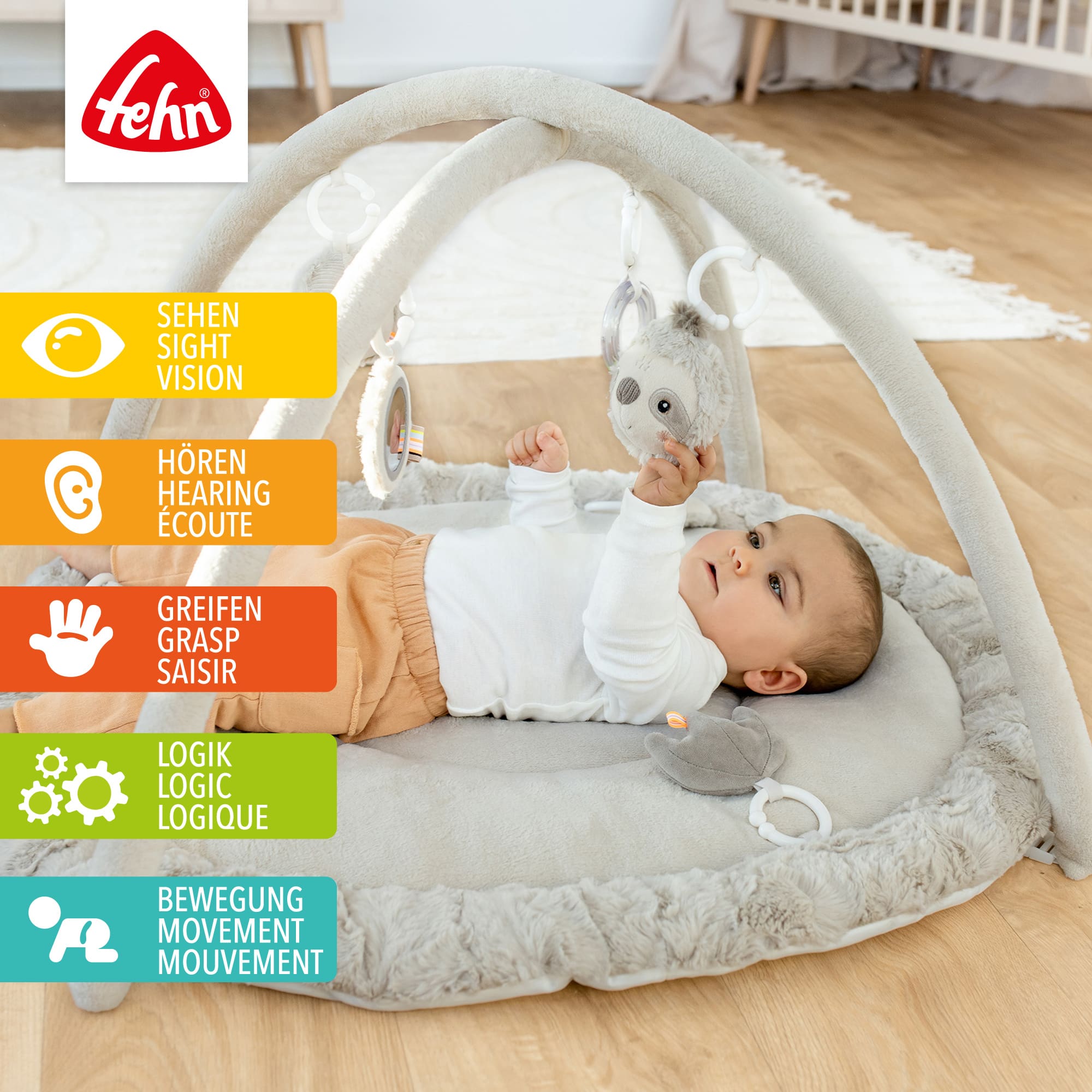 Spielbögen, fehn, Grau – Produktansicht