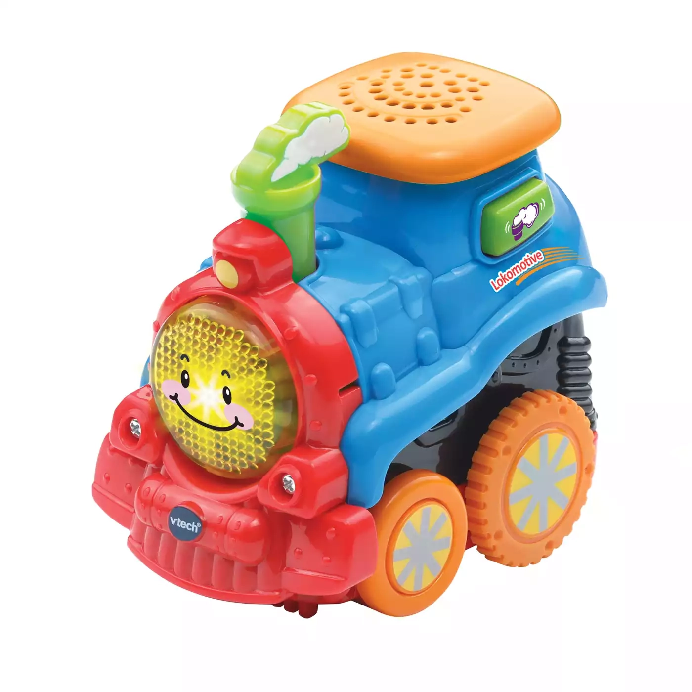 Spielzeugautos, vtech, Mehrfarbig – Besonderheit: durch Drücken auf das Fahrzeug fährt es los