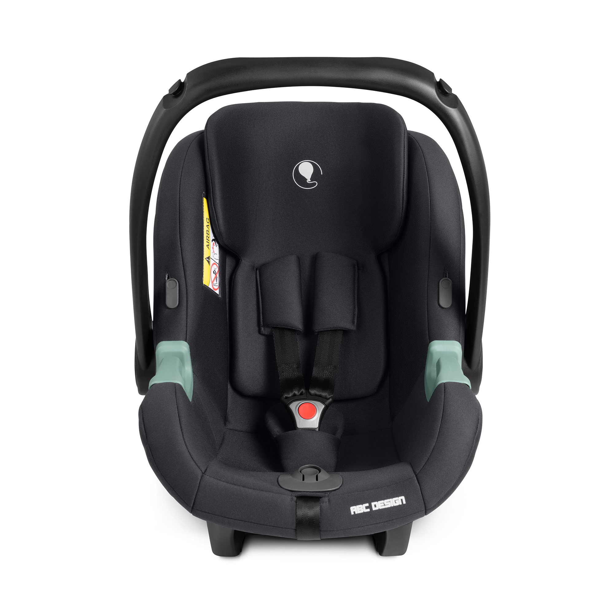 Babyschalen 0-13 kg, Gruppe 0+, ABC DESIGN, Schwarz – Produktansicht