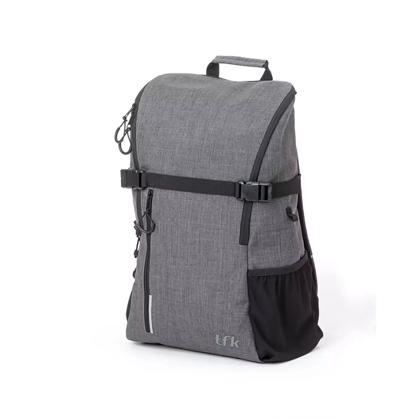 Wickelrucksäcke, TFK, Grau – Besonderheit: praktische Staufächer (inkl. Nassfach)