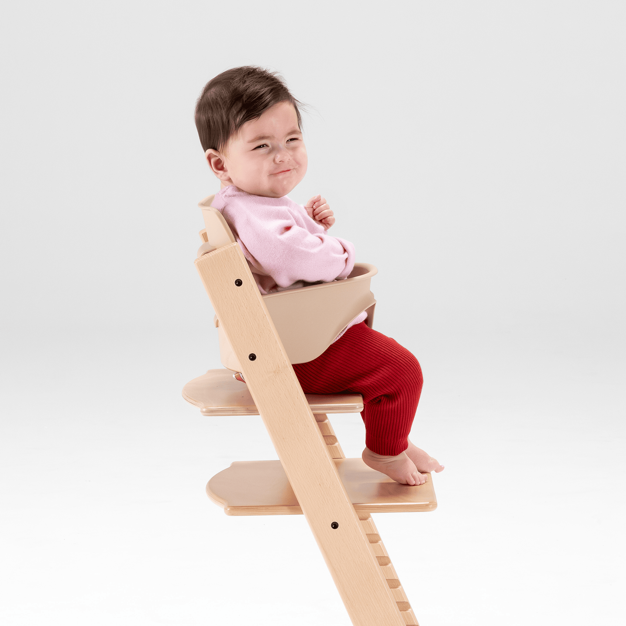 Treppenhochstühle, STOKKE, Beige – Produktansicht