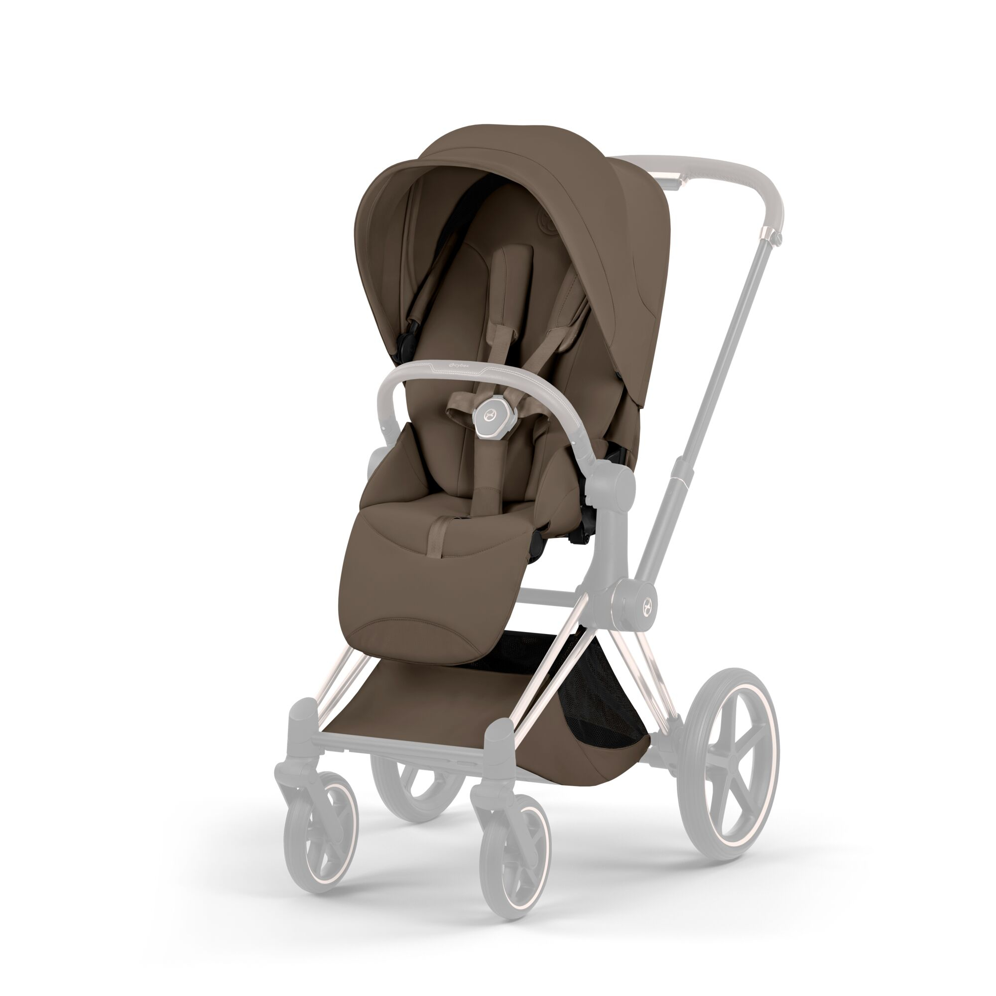 Sportsitze, cybex PLATINUM, Braun – Besonderheit: wendbare Sitzeinheit ermöglicht Blickkontakt zu den Eltern oder neugierige Blicke in die Welt