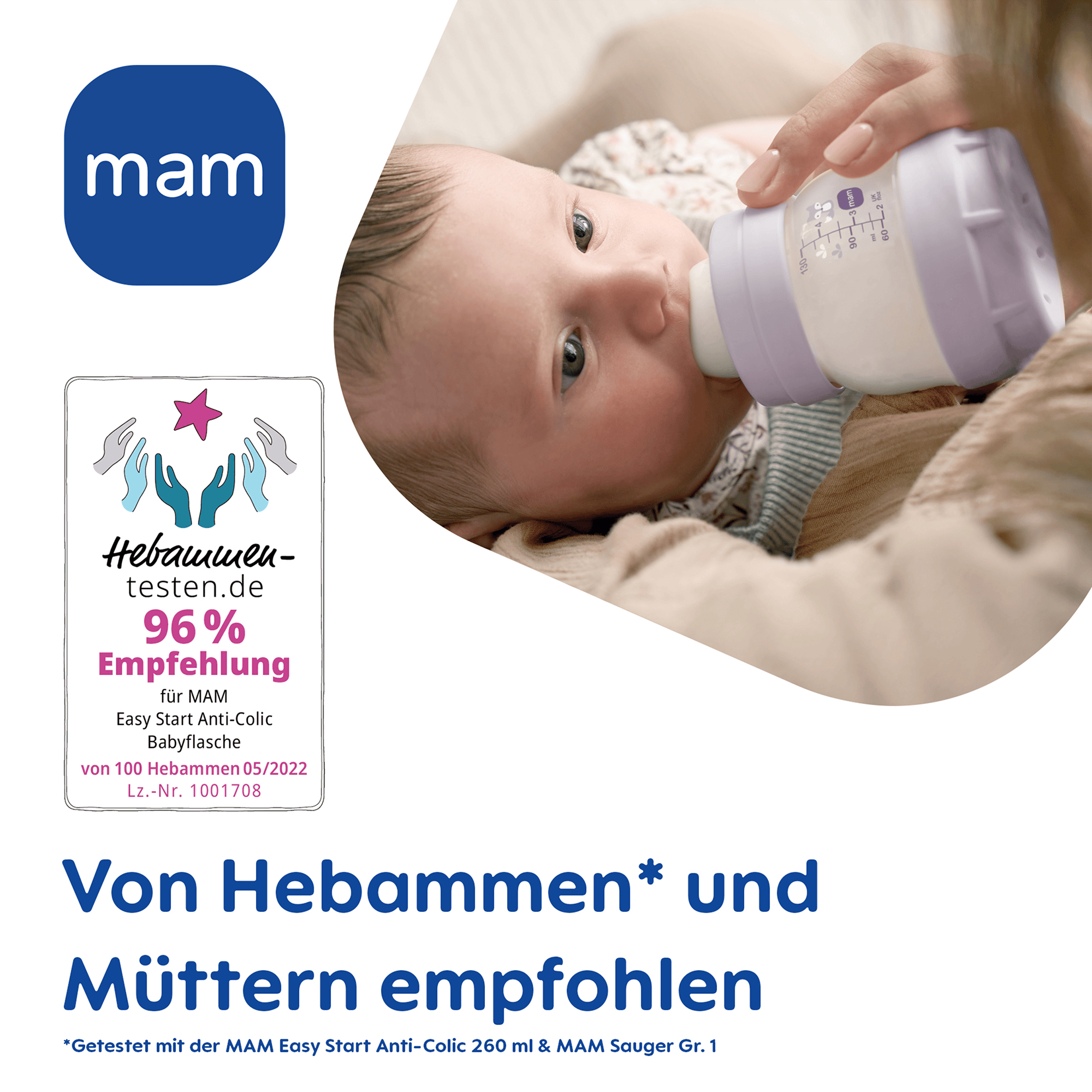 Babyfläschchen, MAM – Produktansicht