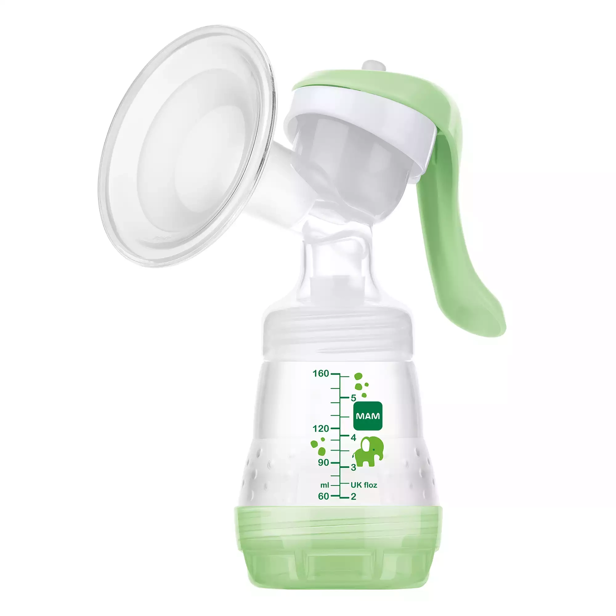 Produkte, MAM, Grün – Besonderheit: ergonomischer Griff für ein müheloses Abpumpen