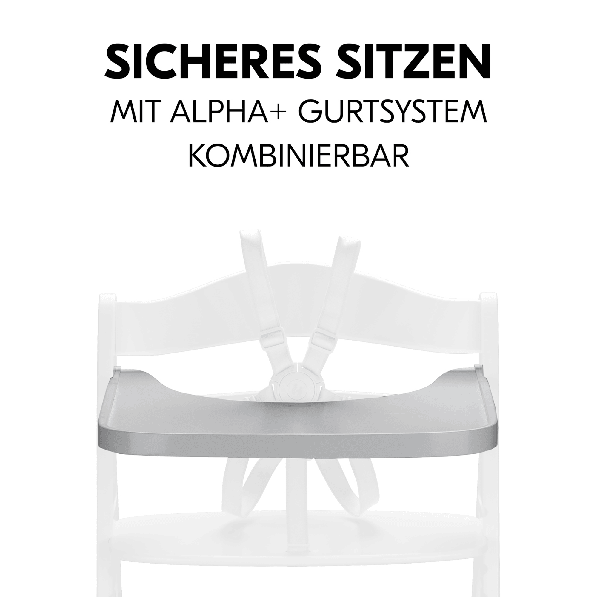Hochstuhl Zubehör, hauck, Grau – Produktansicht