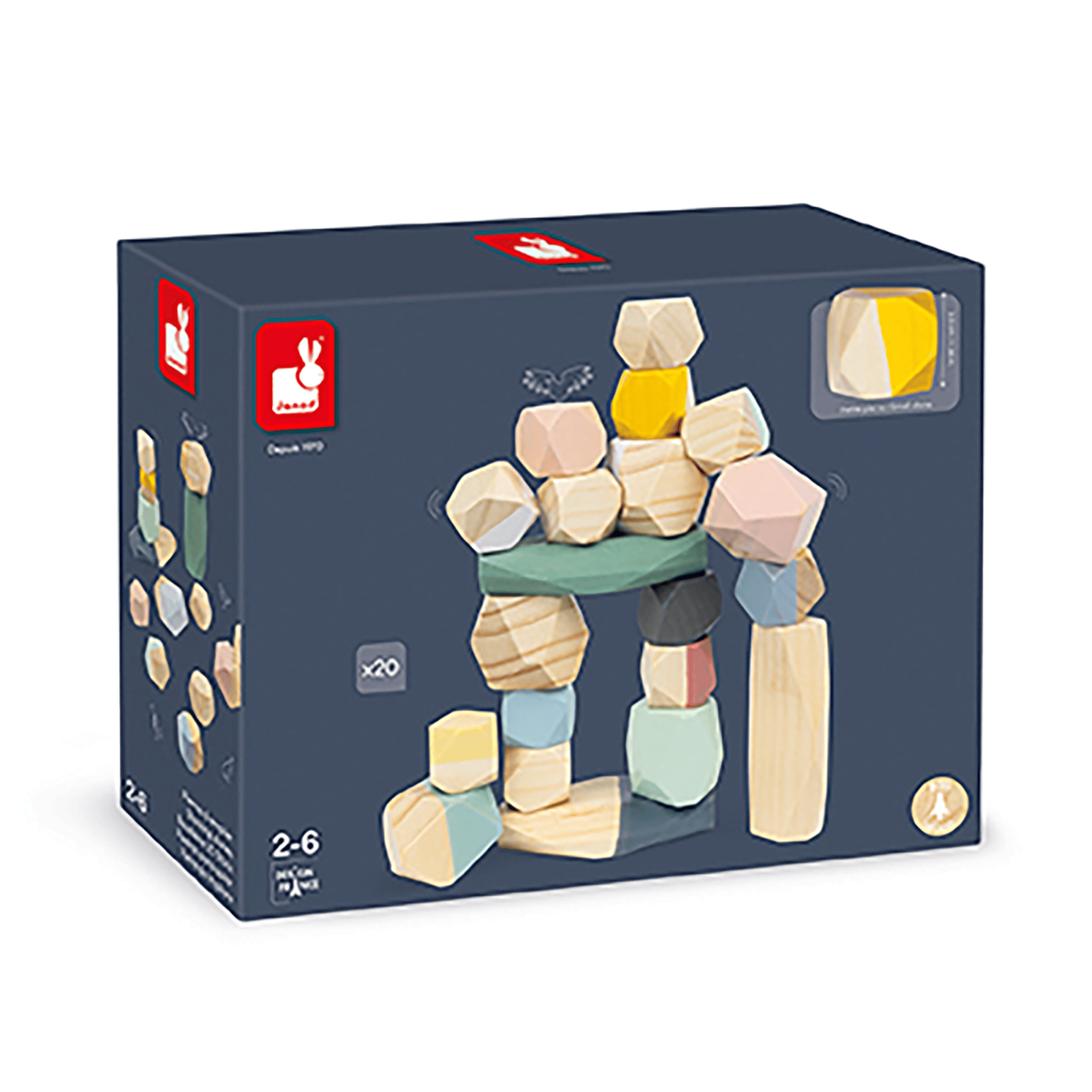 Holzspielzeug, Janod, Mehrfarbig – Produktansicht