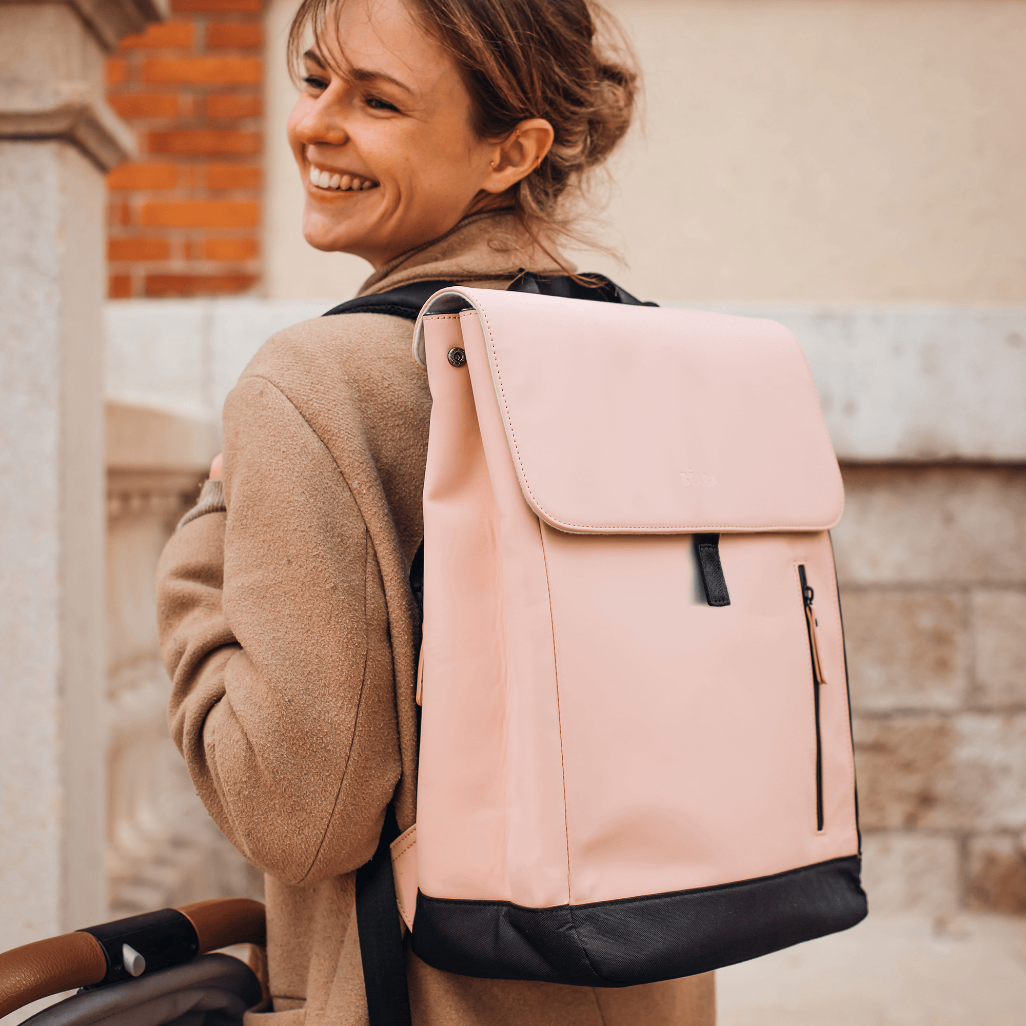 Wickelrucksäcke, BÈABA, Pink – Produktansicht