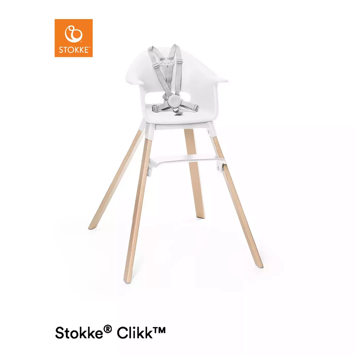 Treppenhochstühle, STOKKE, Weiß – Produktansicht