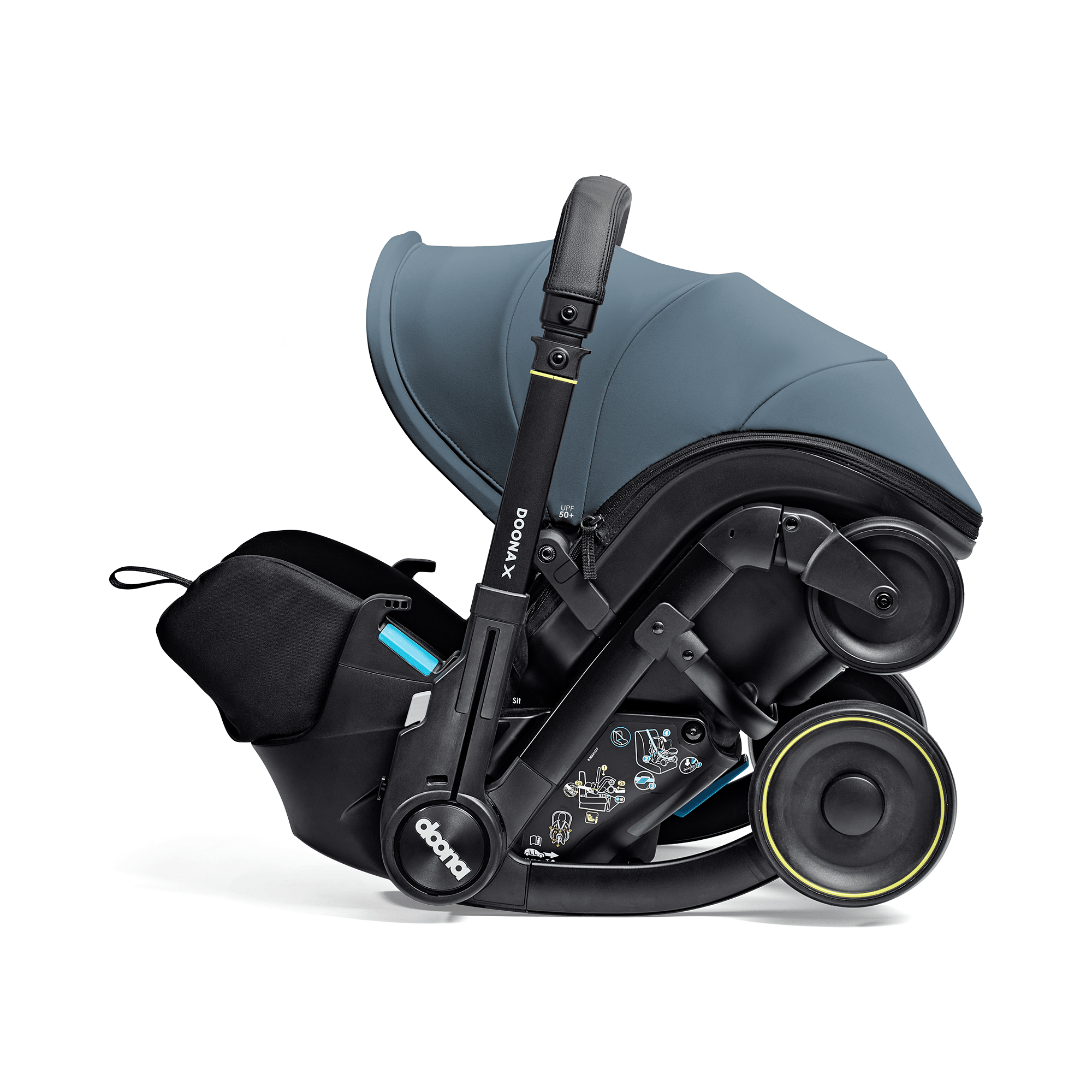Kombi-Kinderwagen, doona, Blau – Produktansicht