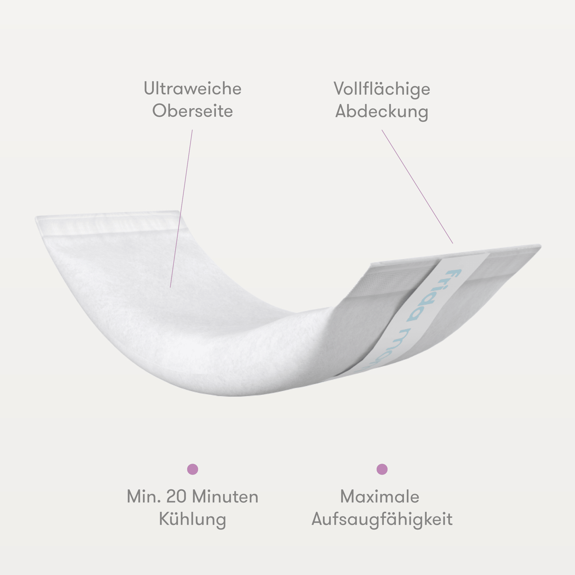 Körperpflege, Frida mom, Weiß – Produktansicht