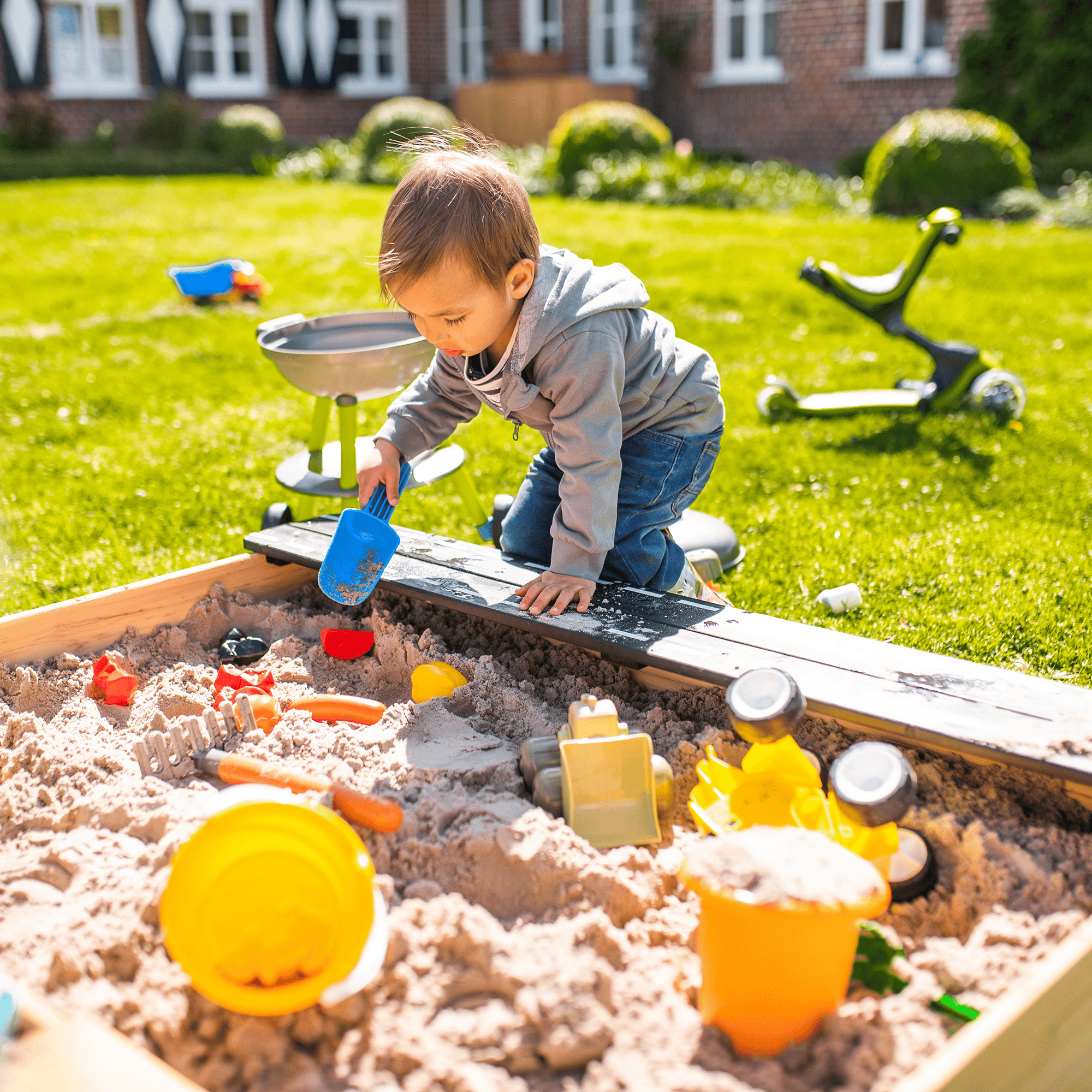 Sandkasten, roba, Braun – Produktansicht