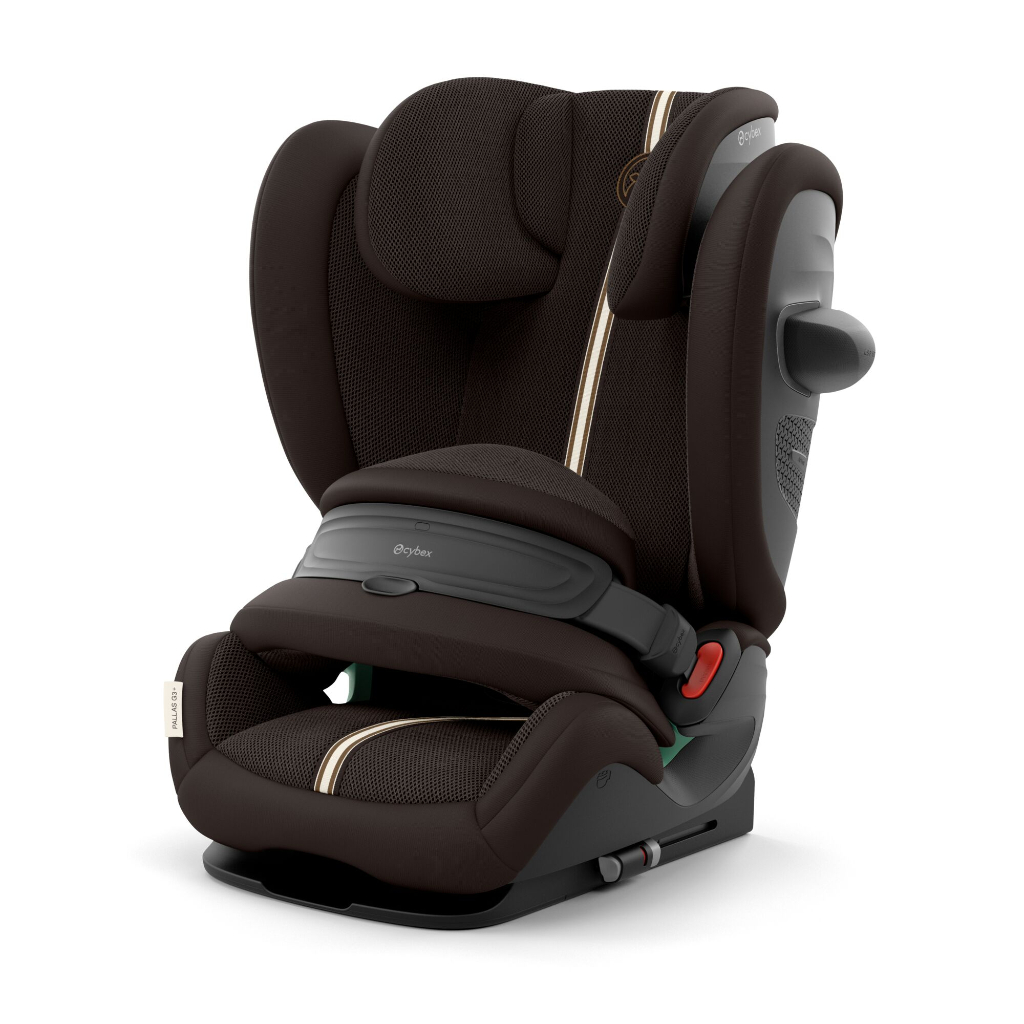 Kindersitze 9-36 kg, Gruppe 1/2/3, cybex, Braun – Besonderheit: der fangkörper reduziert das Risiko von Nackenverletzungen um 25% im Vergleich zum konventionellen Gurtsystem