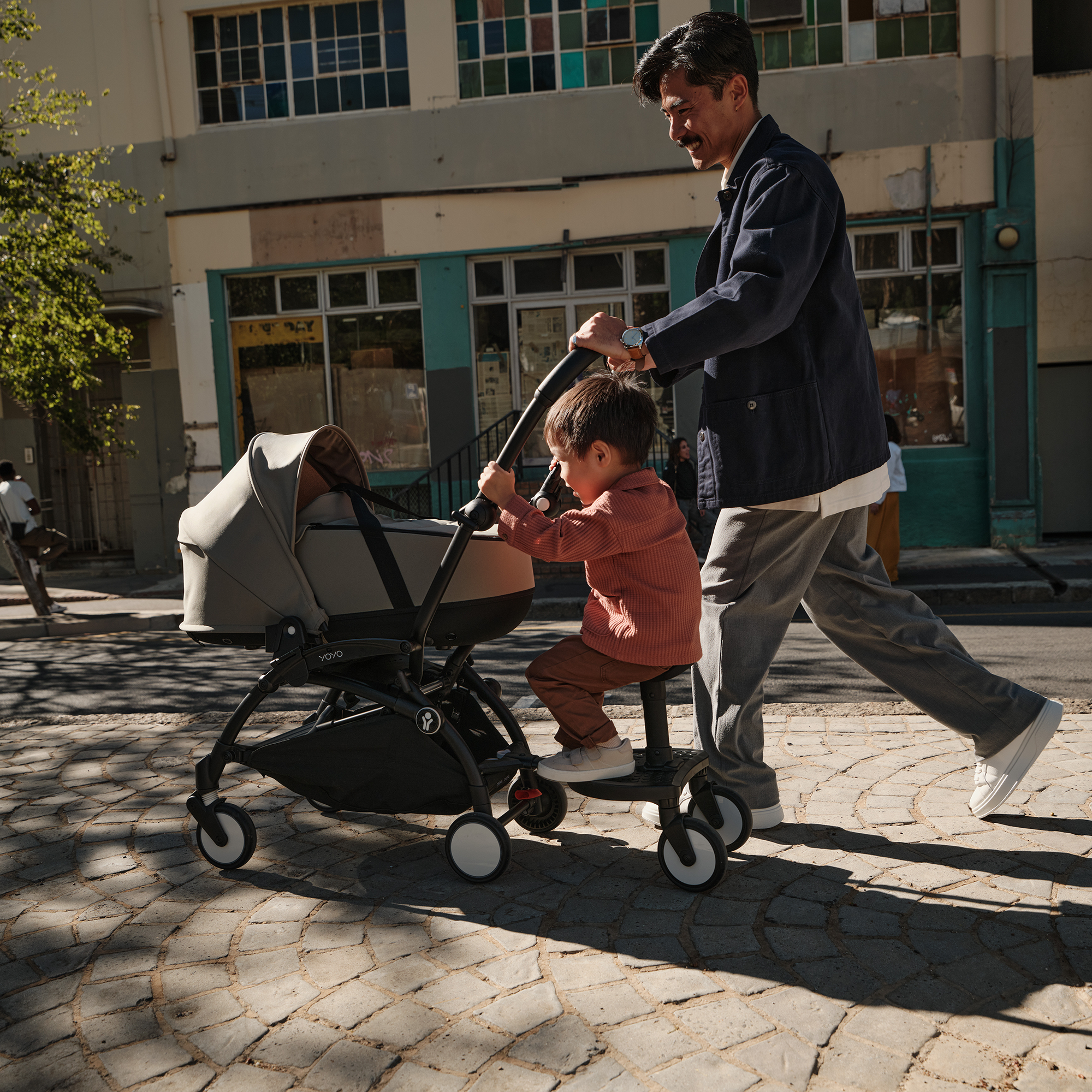 Kombi-Kinderwagen, STOKKE, Schwarz – Produktansicht