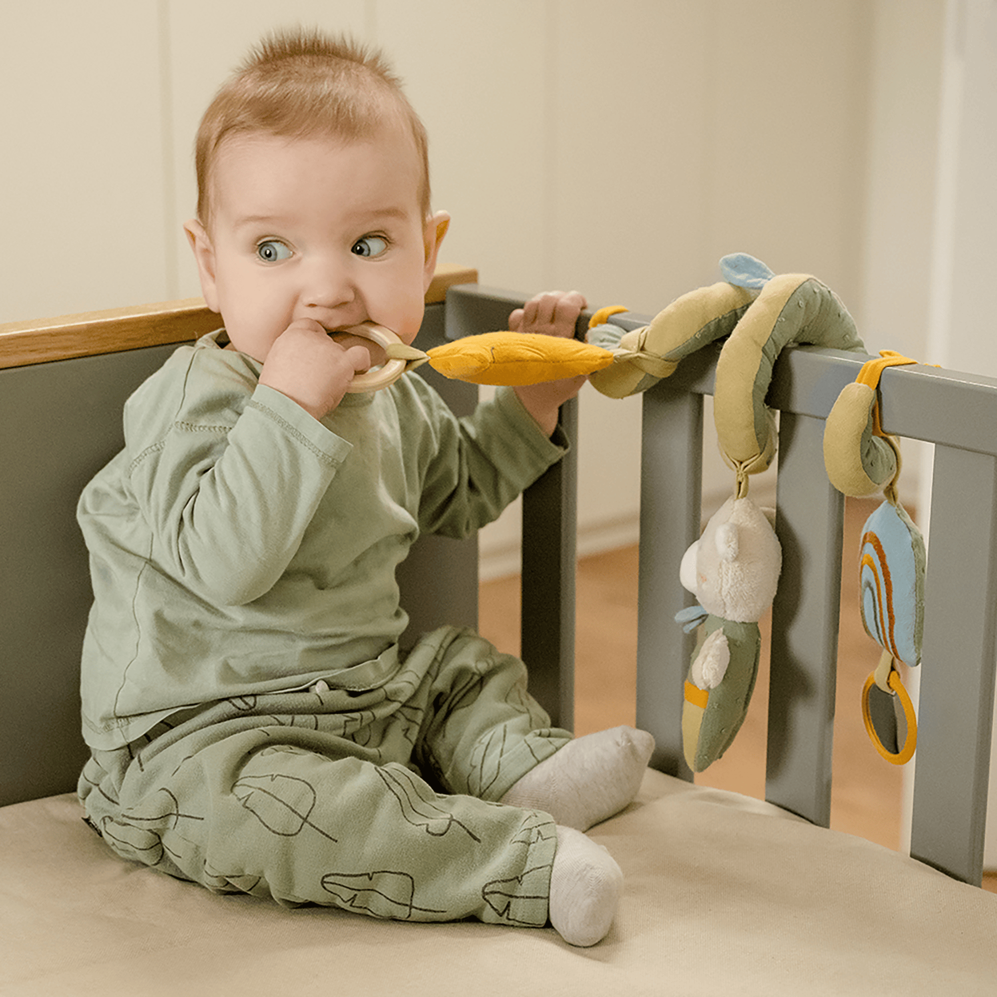 Kuscheltiere, fehn, Grün – Produktansicht