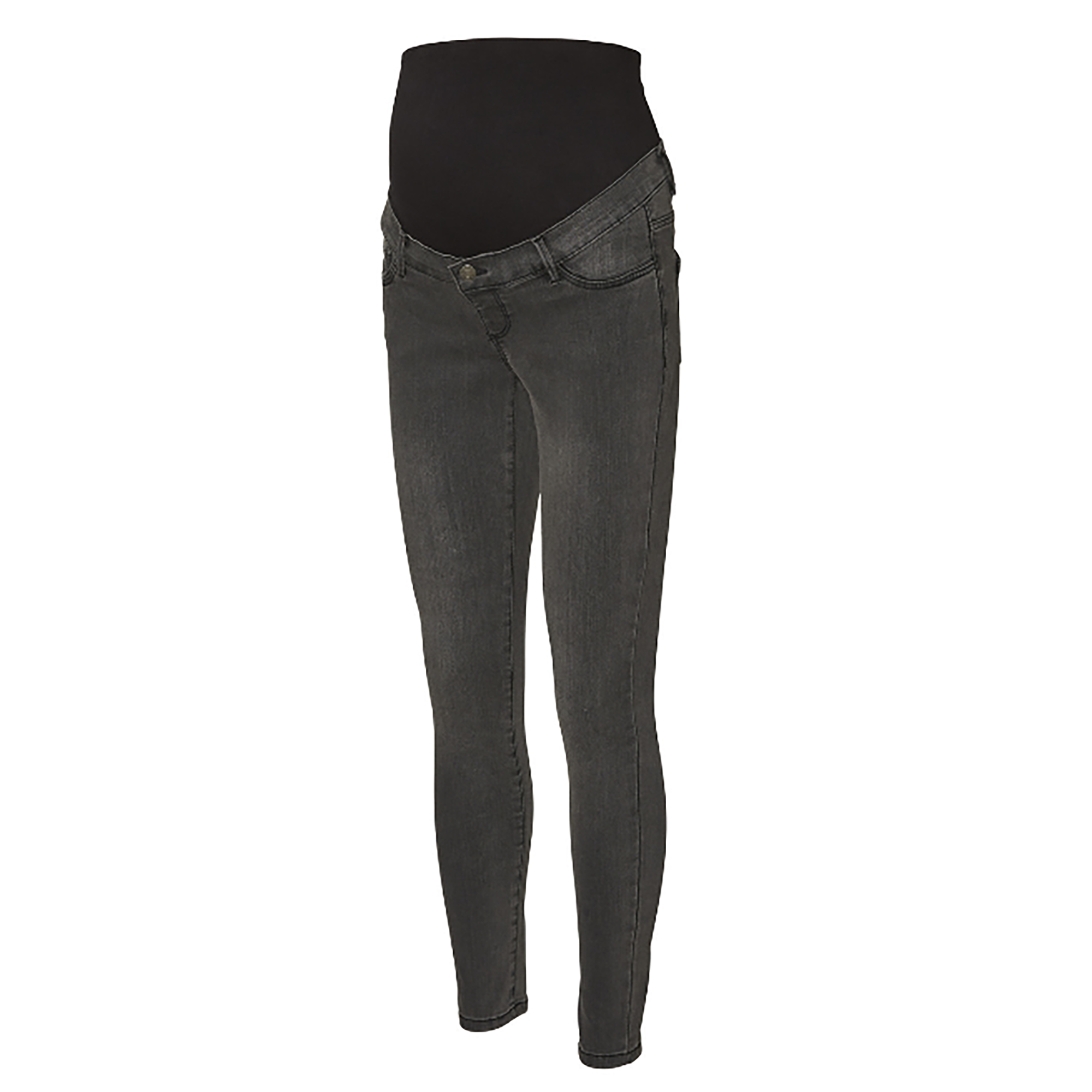 Umstandshosen, VERO MODA, Grau – Besonderheit: mit elastischem Bauchband