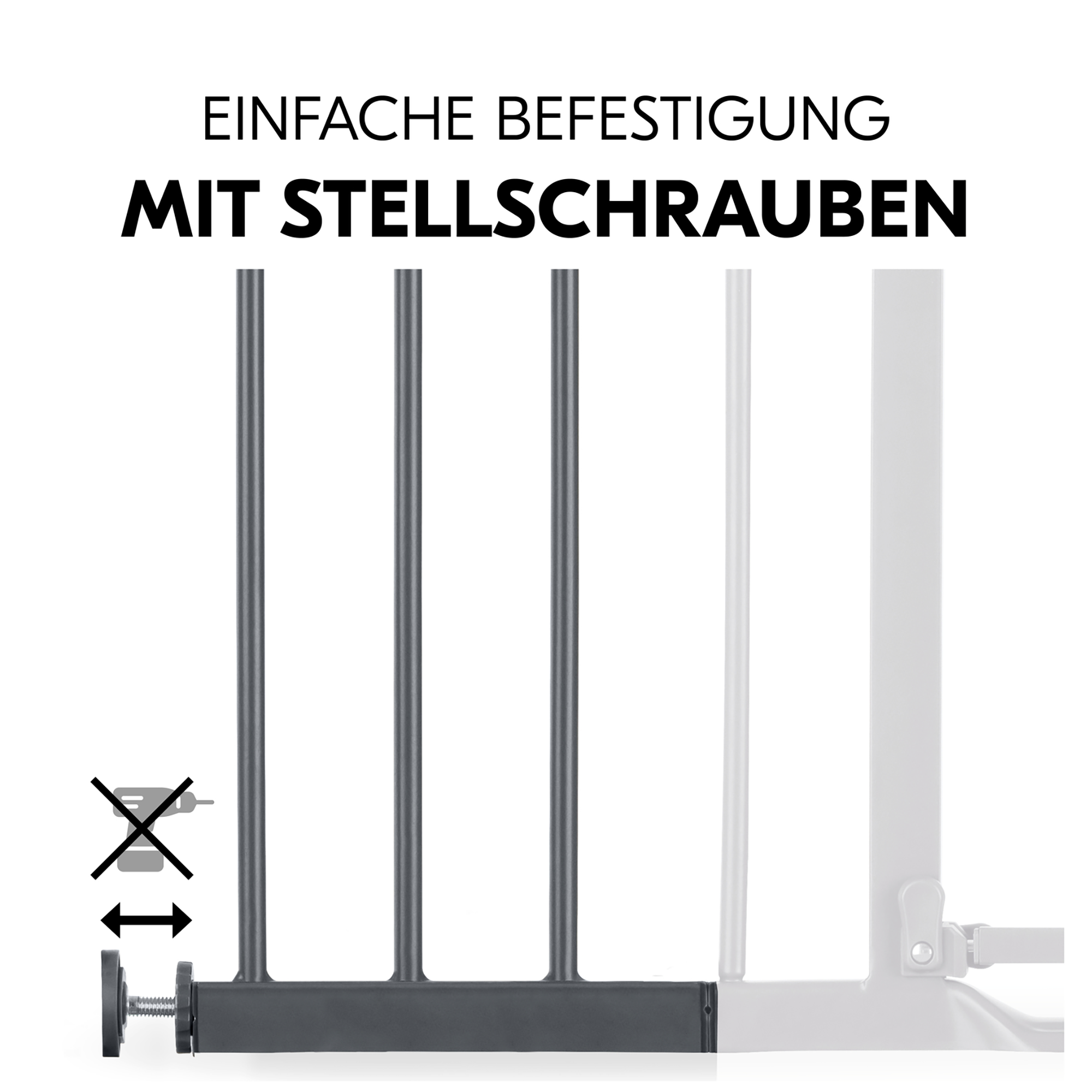 Tür- & Treppenschutzgitter, hauck, Grau – Produktansicht