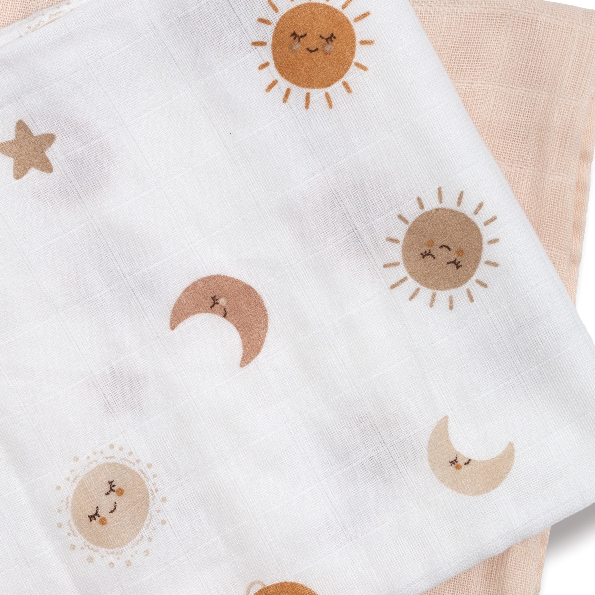 Mullwindeln, LITTLE ONE, Beige – Produktansicht