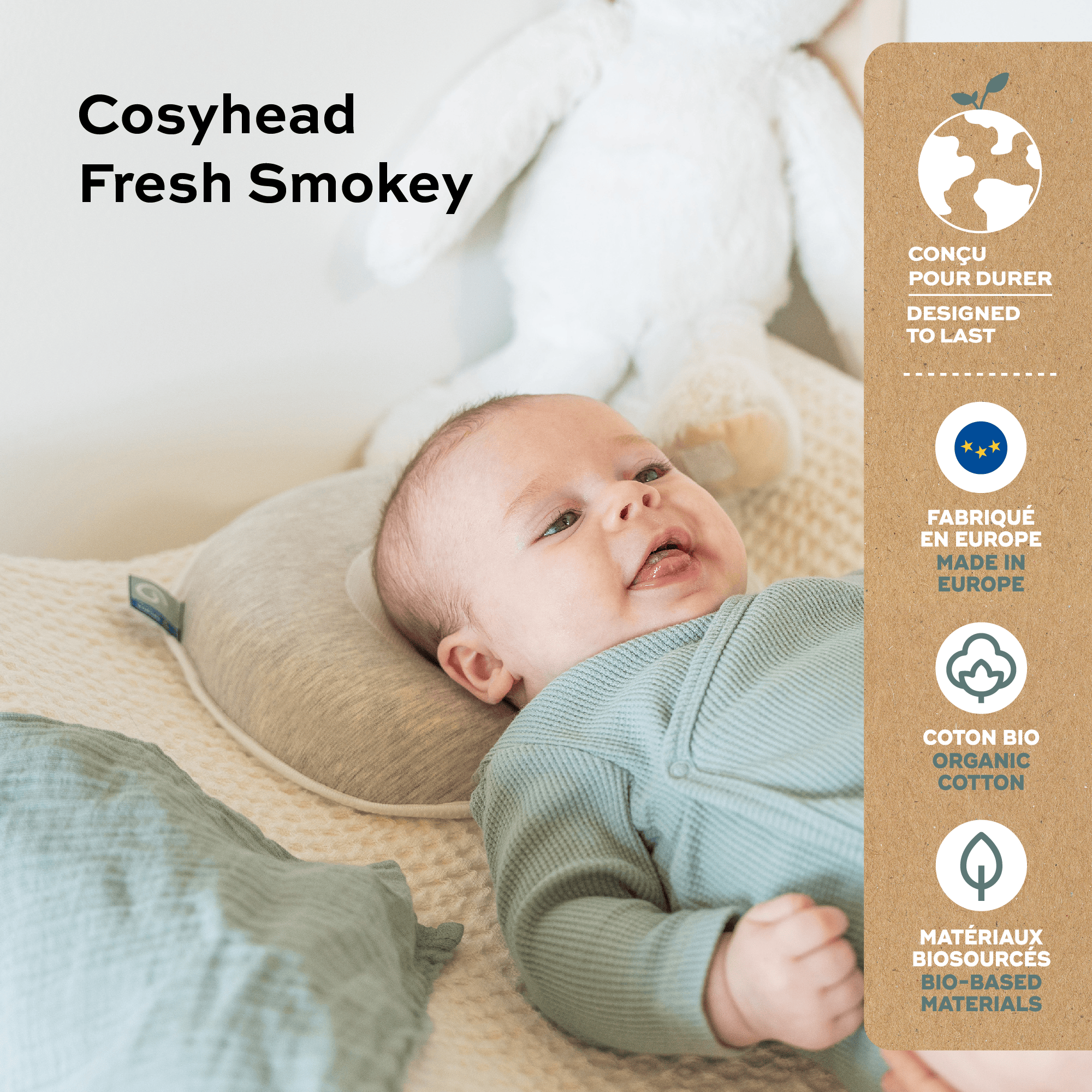 Bettdecken & Kissen, babymoov, Grau – Produktansicht