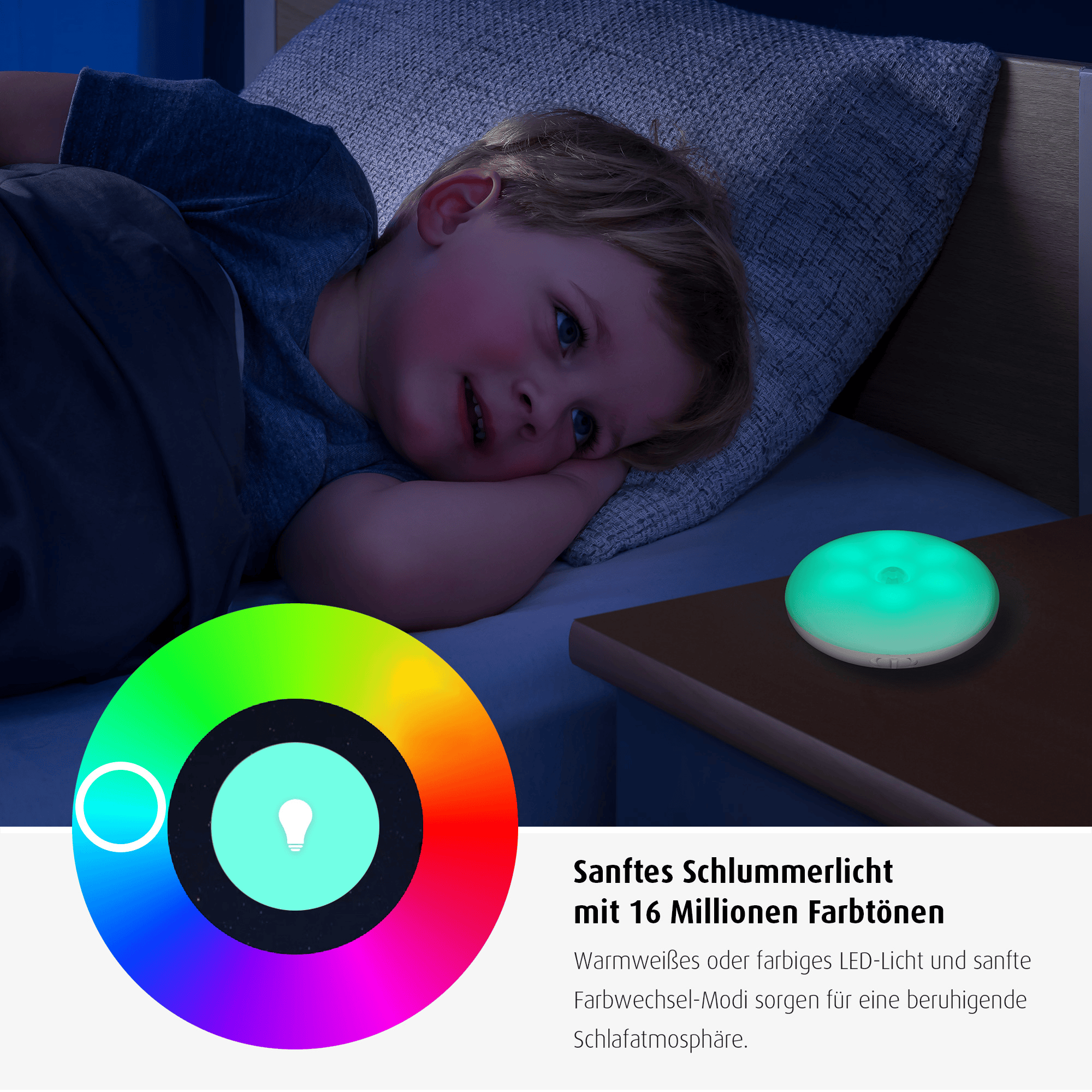 Nachtlichter, reer, Weiß – Produktansicht
