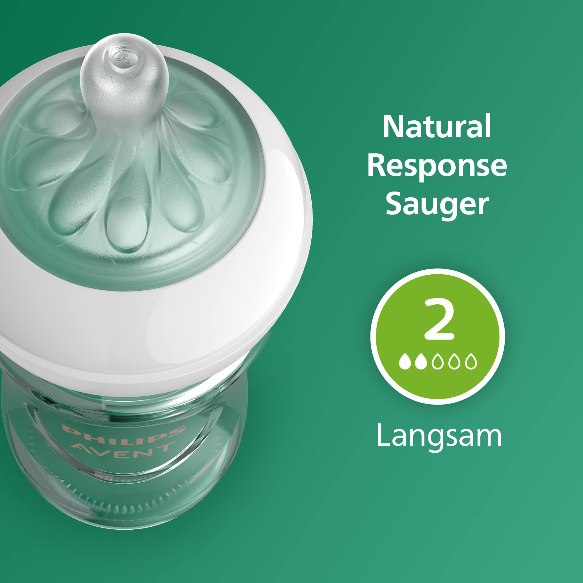 Babyfläschchen, PHILIPS AVENT, Transparent – Produktansicht