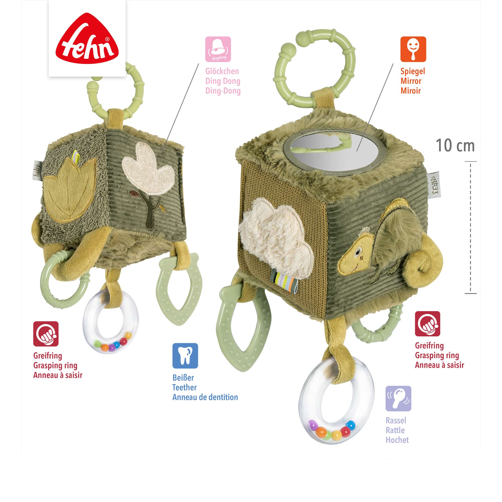 Rasseln & Greiflinge, fehn, Grün – Produktansicht
