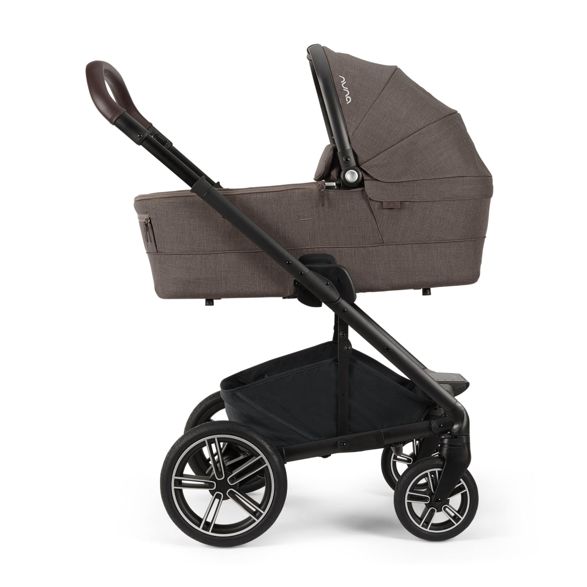 Kombi-Kinderwagen, nuna, Braun – Produktansicht