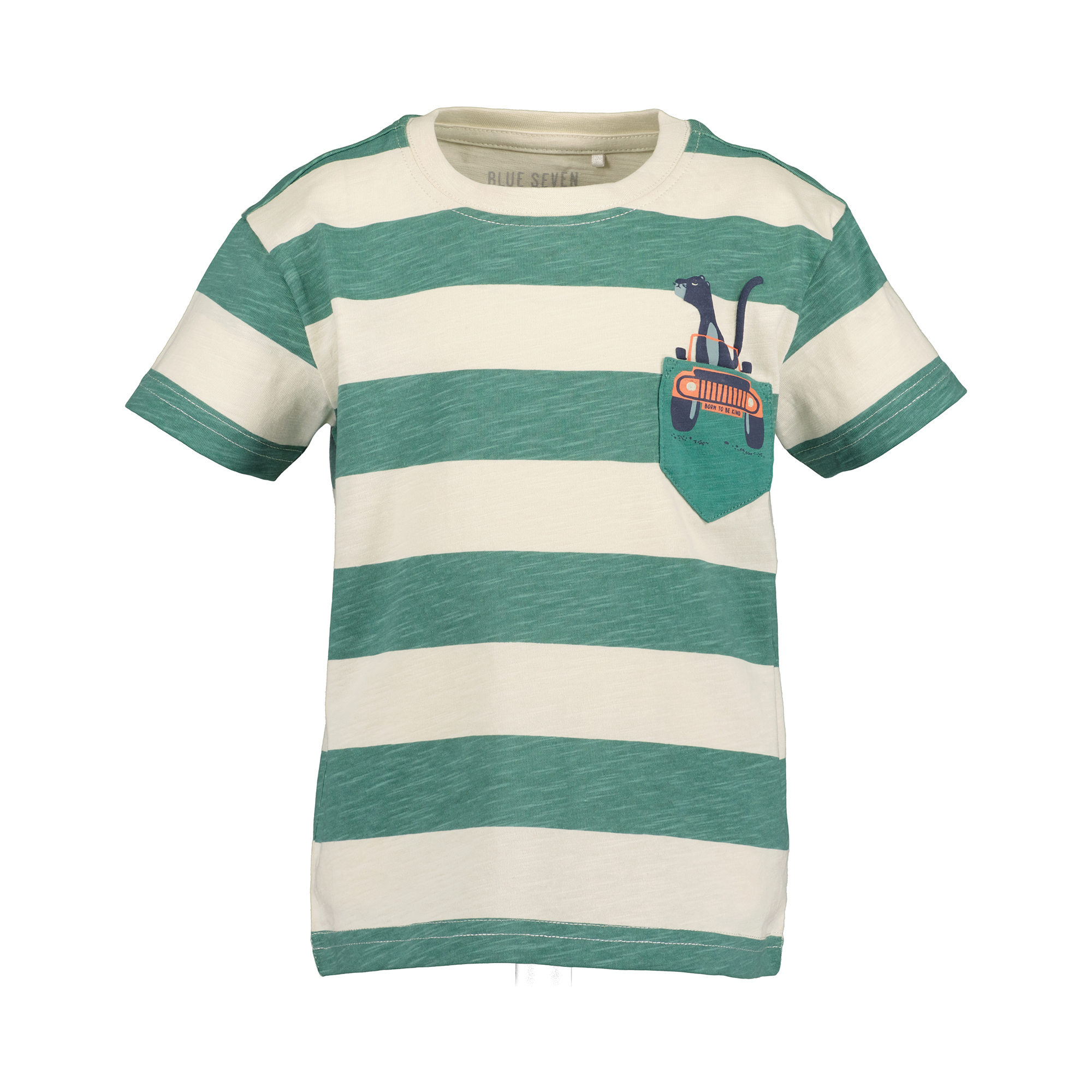 Kurzarmshirts, blue seven, Beige – Produktansicht