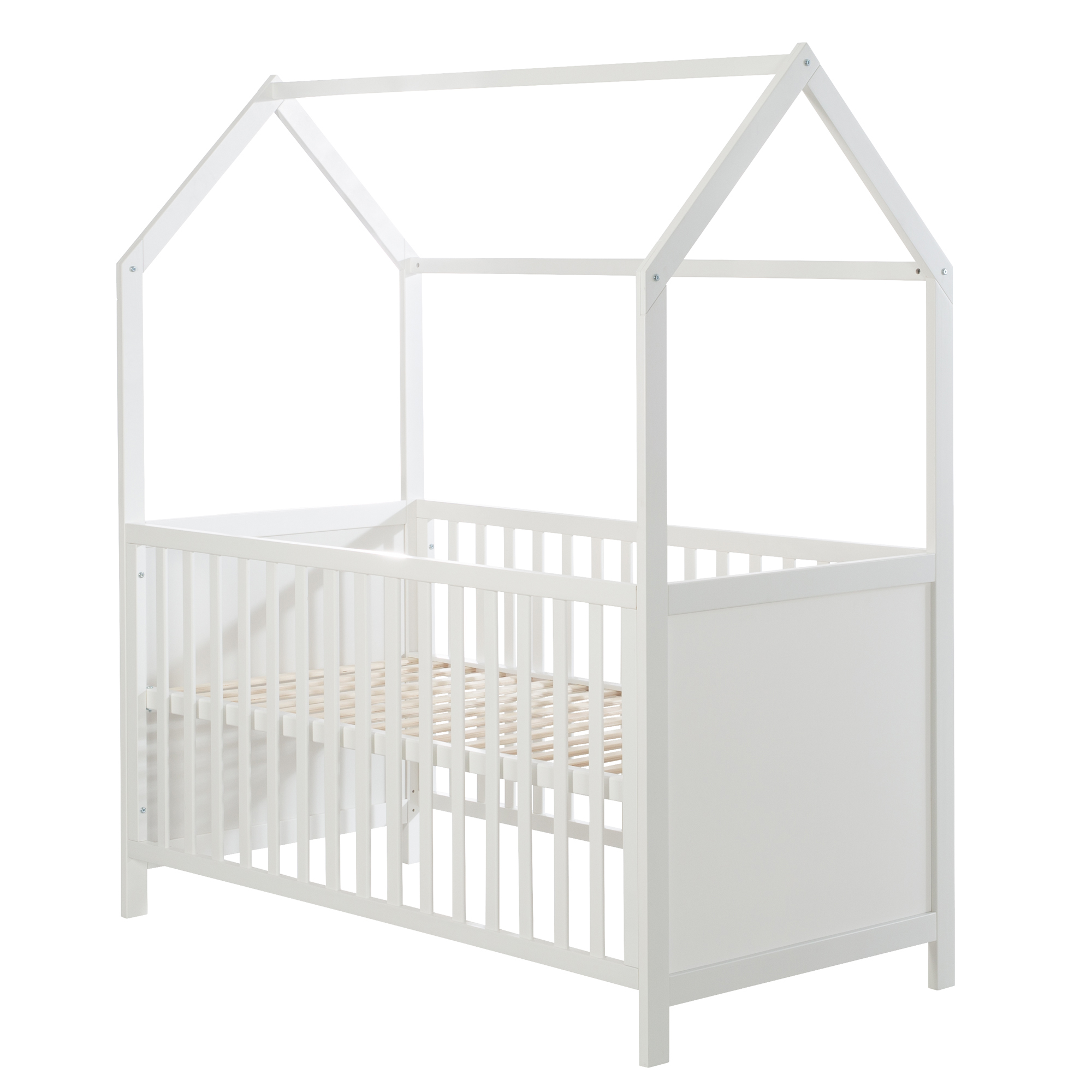 Hausbett, roba, Weiß – Besonderheit: zum Juniorbett und Kuschelsofa umbaubar