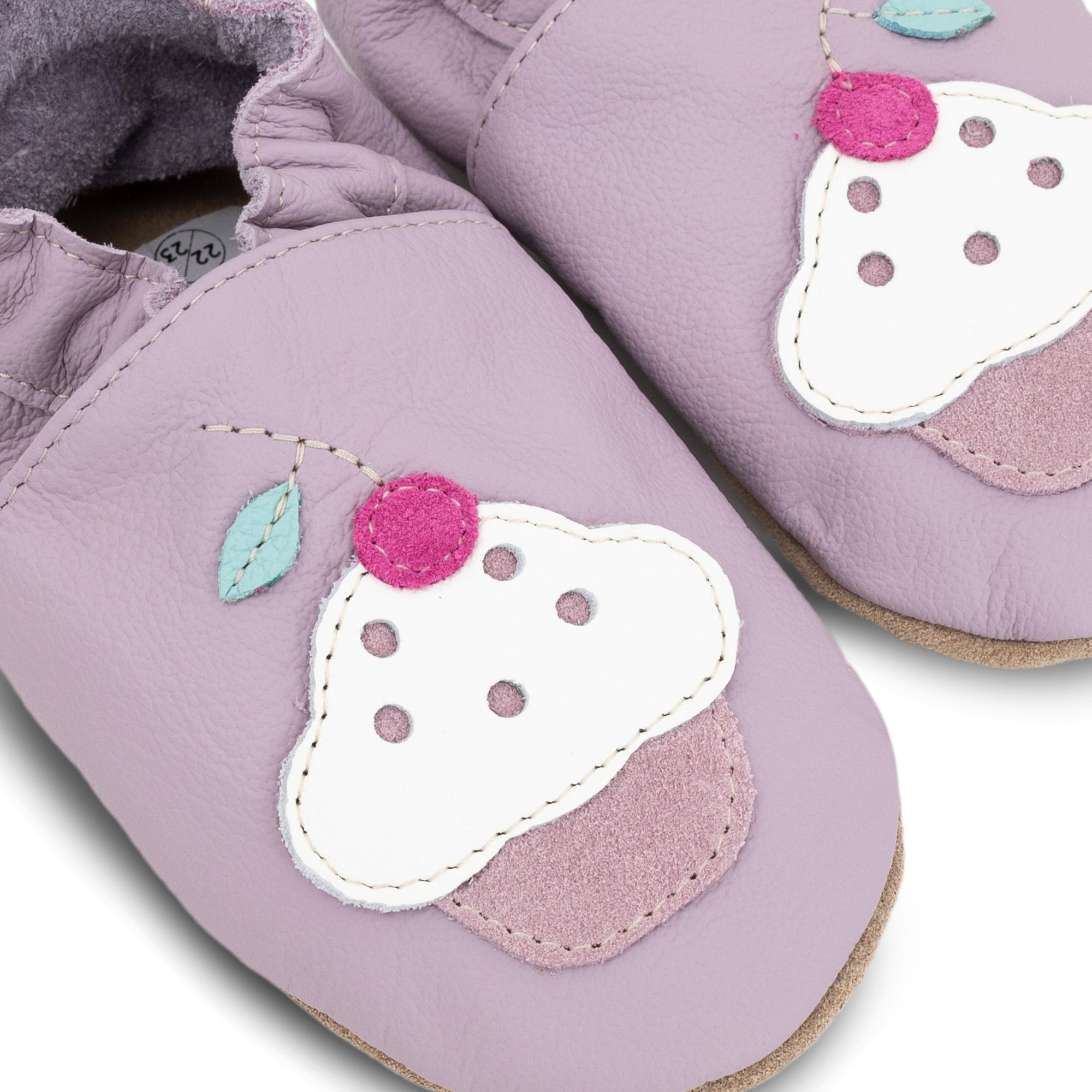 Krabbelschuhe, HOBEA, Lila – Produktansicht