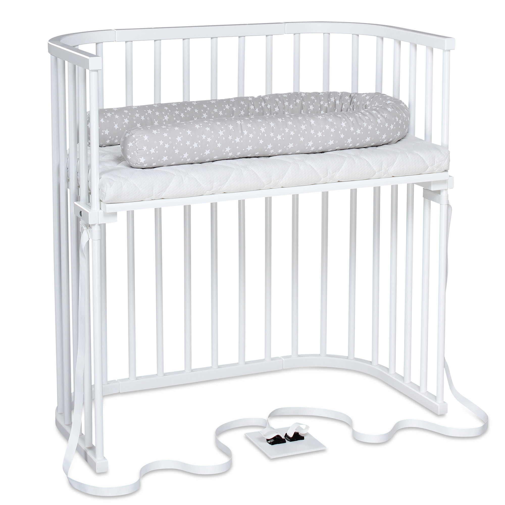 Beistellbetten, babybay, Weiß – Produktansicht