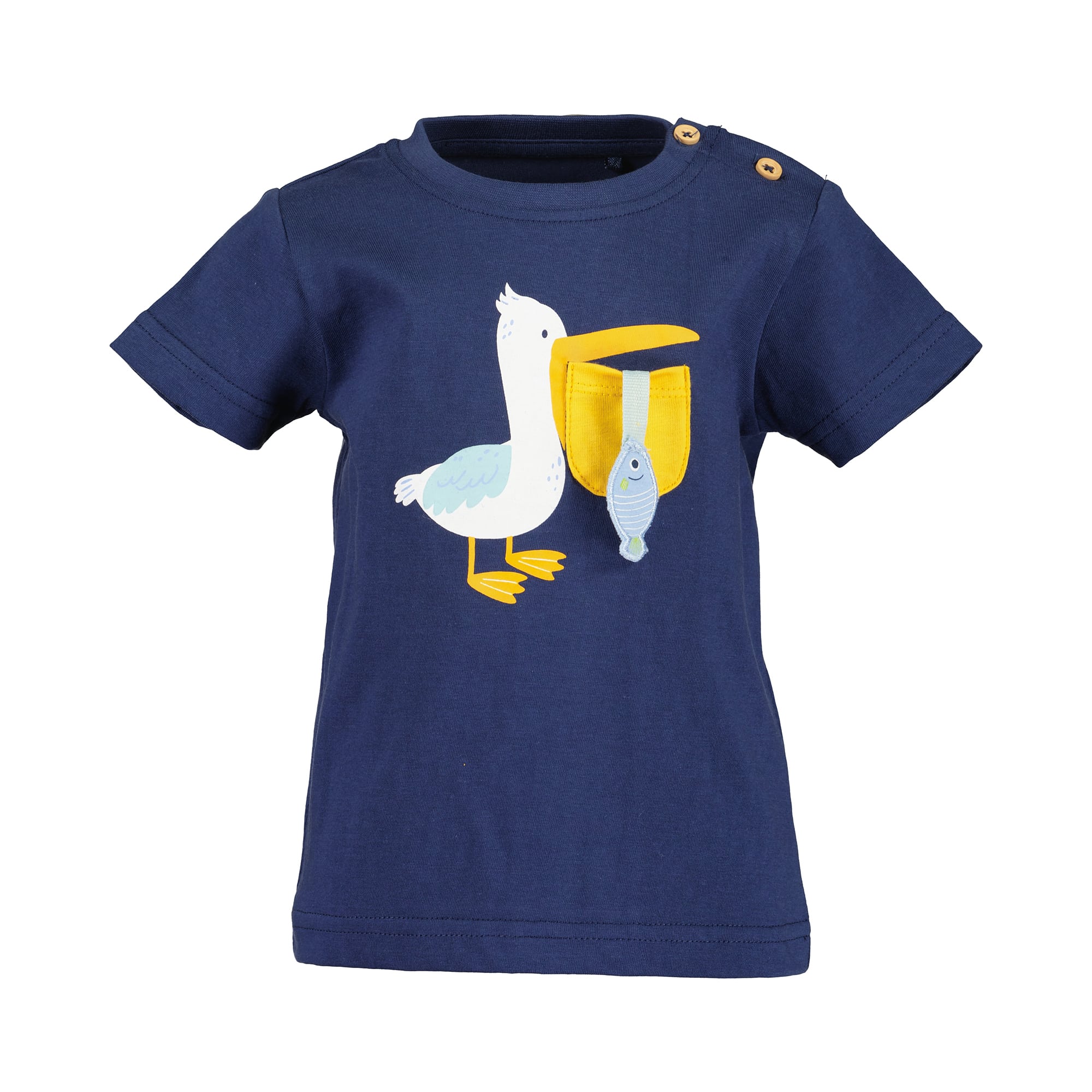 Kurzarmshirts, blue seven, Blau – Produktansicht