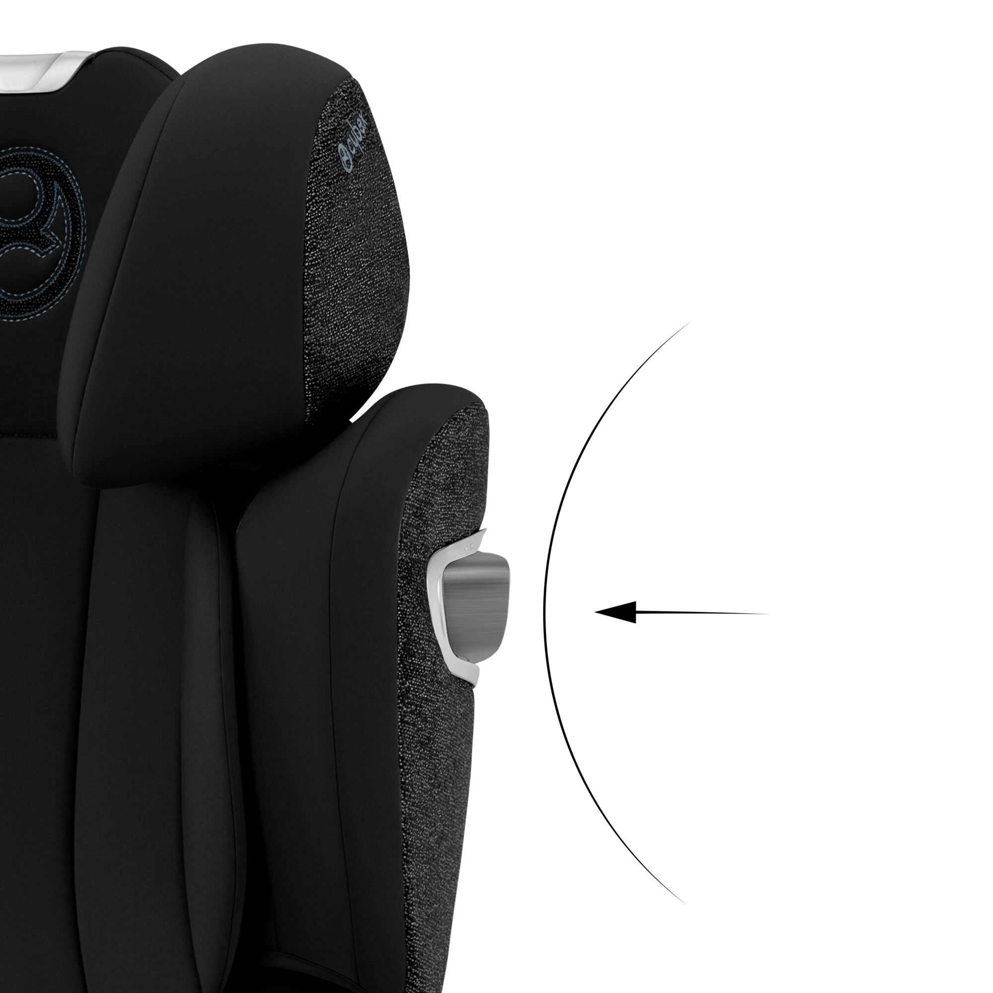 Kindersitze 15-36 kg, Gruppe 2/3, cybex PLATINUM, Schwarz – Produktansicht