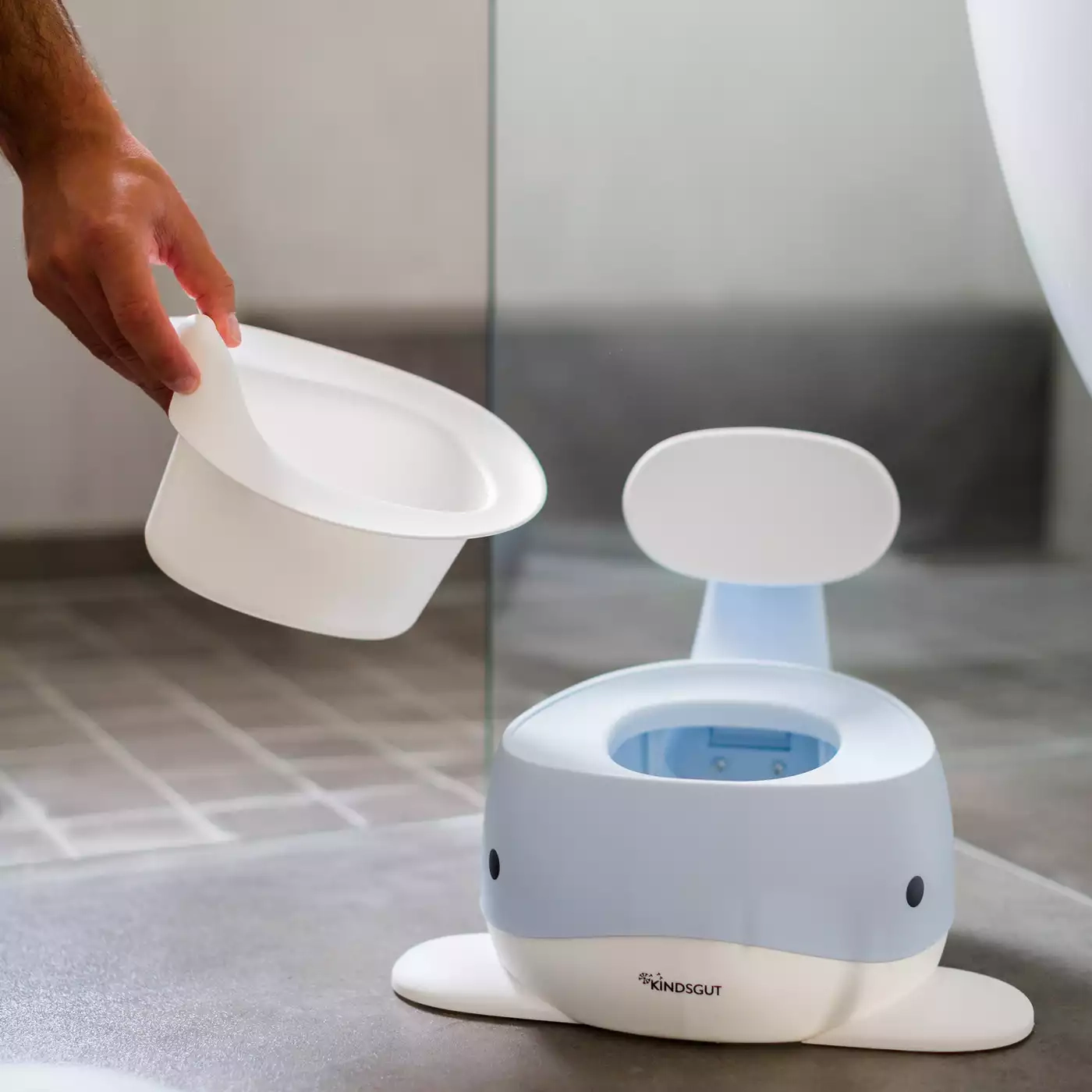 Töpfchen, KINDSGUT, Blau – Produktansicht