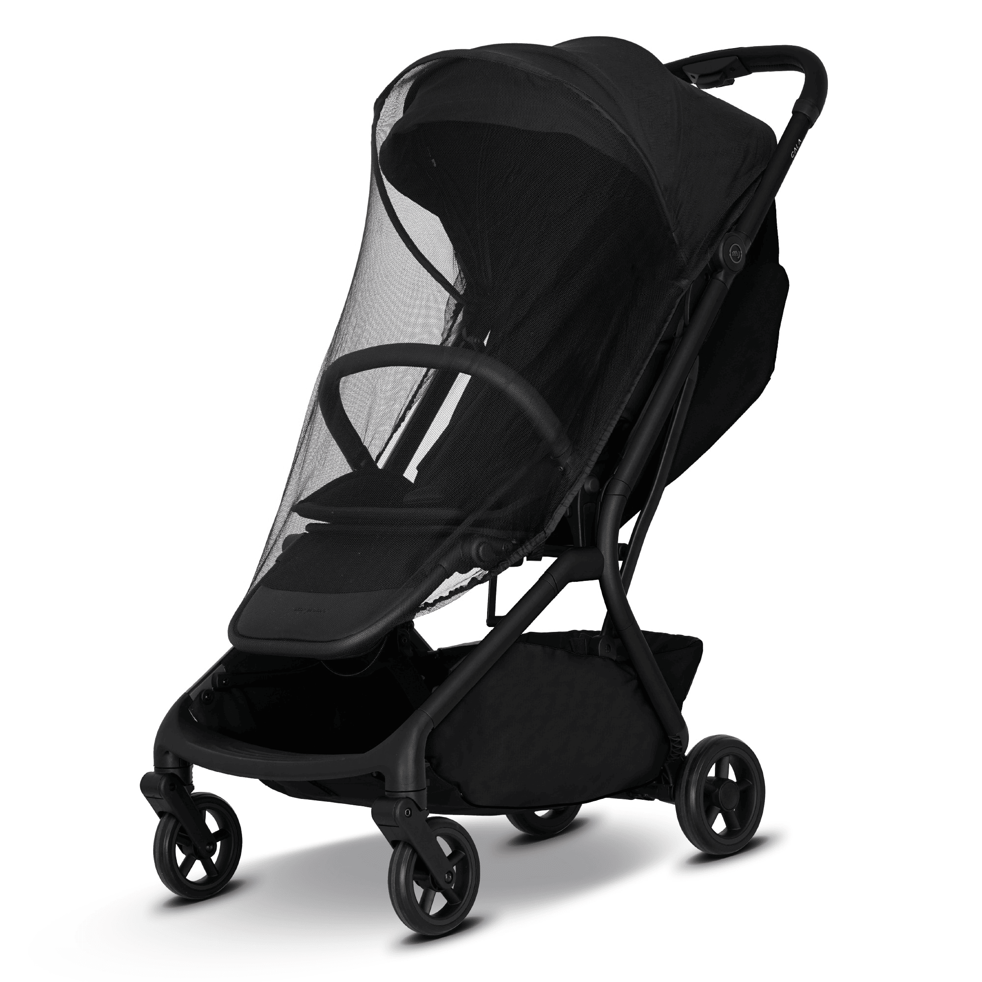 Sonnen- & Insektenschutz Kinderwagen, My junior, Schwarz – Produktansicht