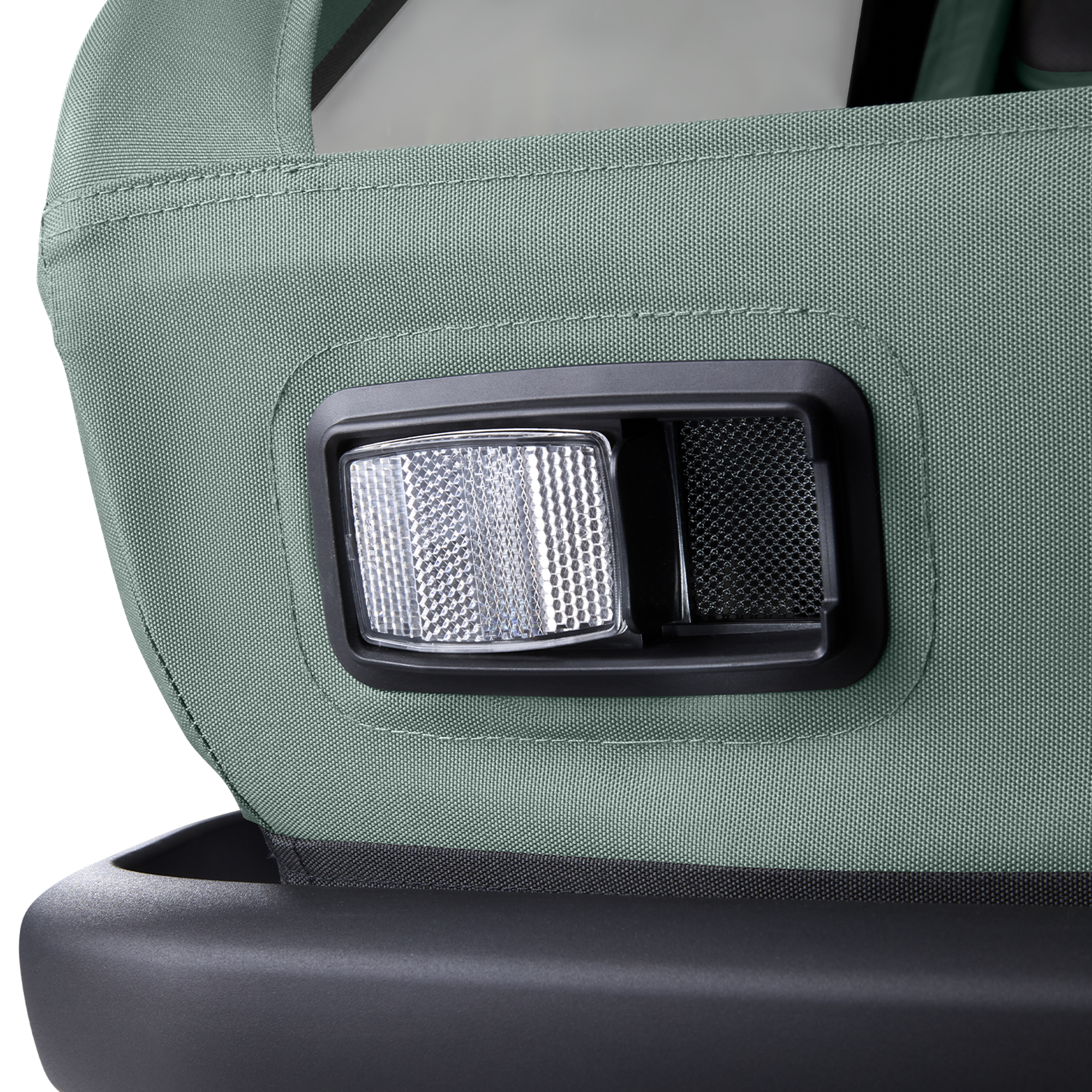 Fahrradanhänger, Croozer, Grün – Produktansicht