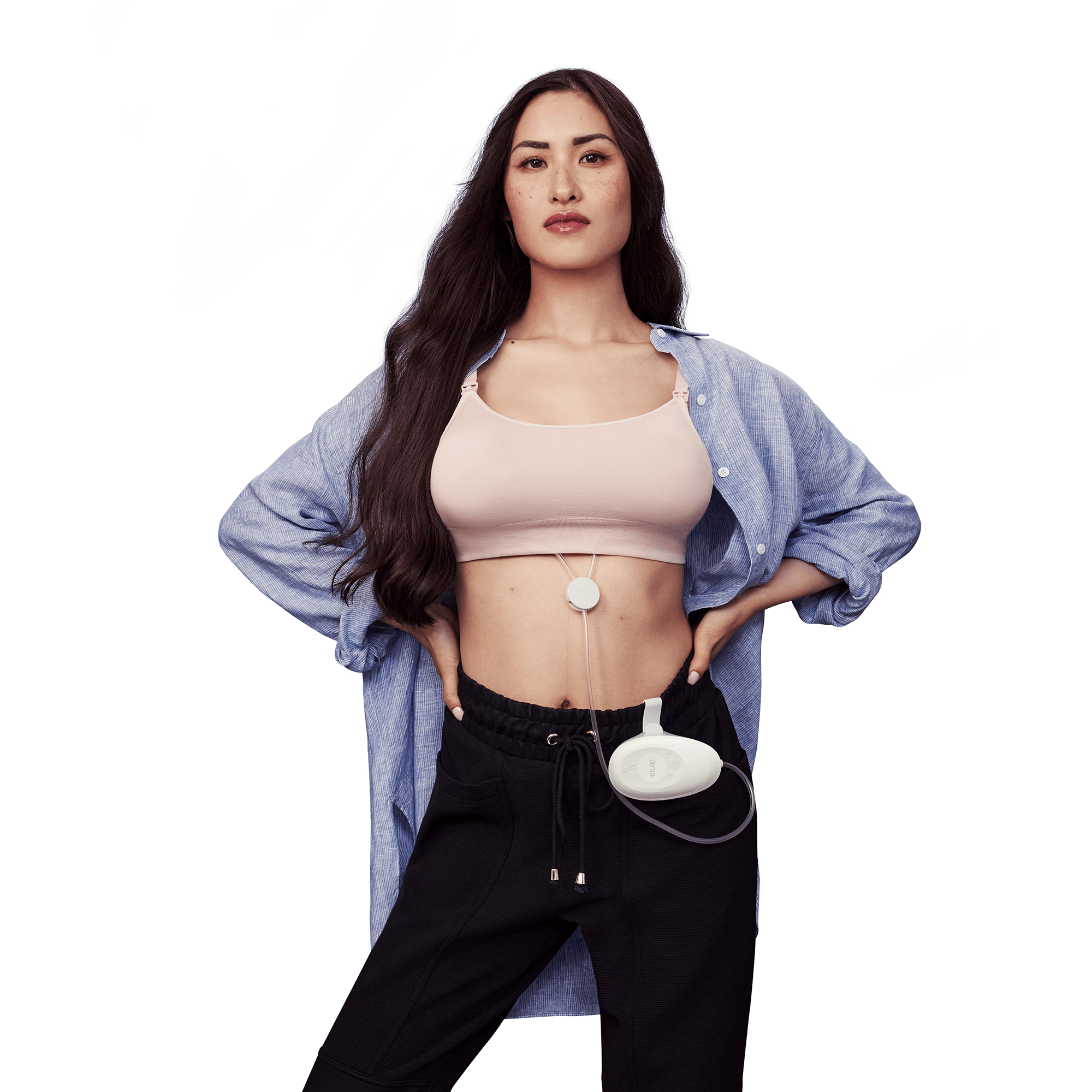 Milchpumpen, elvie, Transparent – Produktansicht