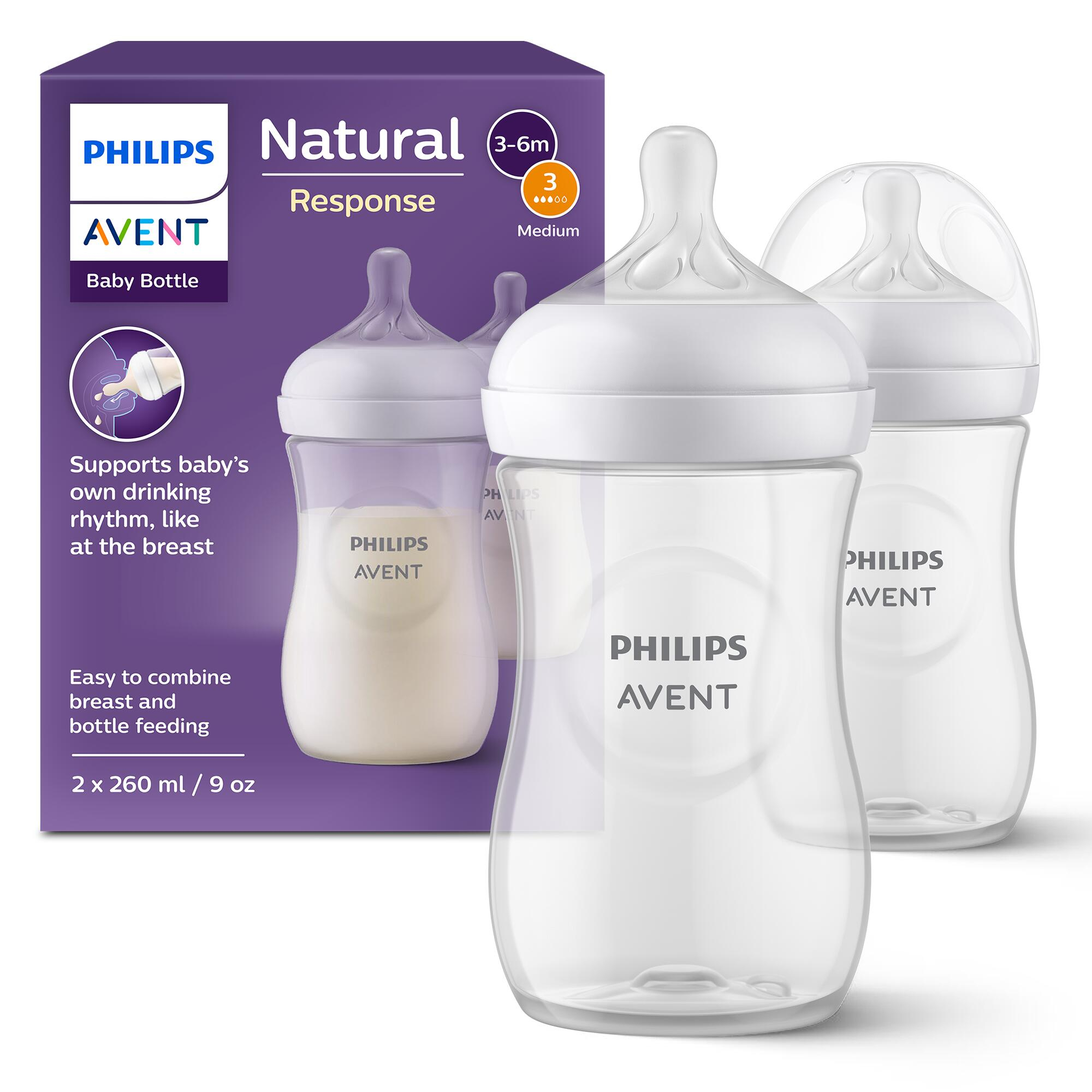 Babyfläschchen, PHILIPS AVENT, Transparent – Produktansicht