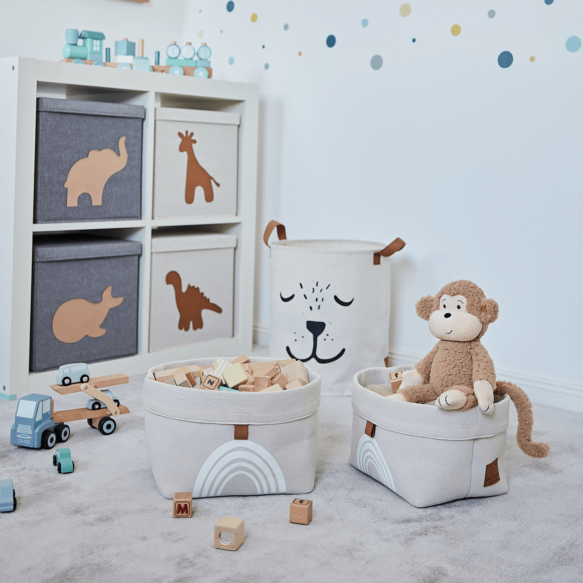 Aufbewahrungskörbe, Store.it!, Beige – Produktansicht