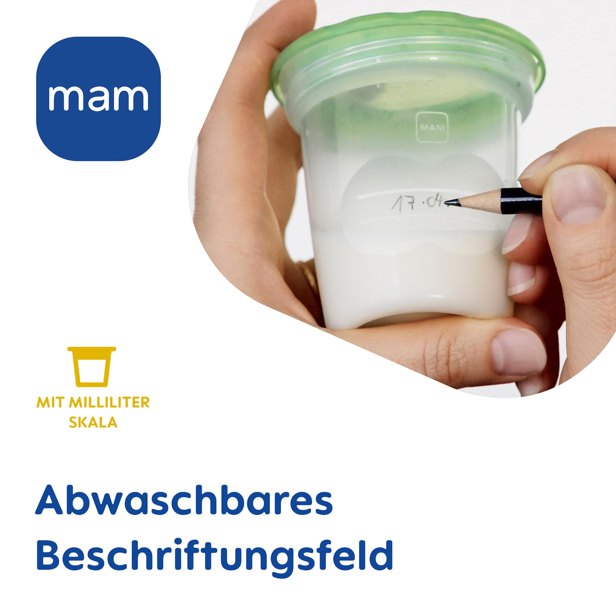 Milchpulver Portionierer, MAM, Transparent – Produktansicht