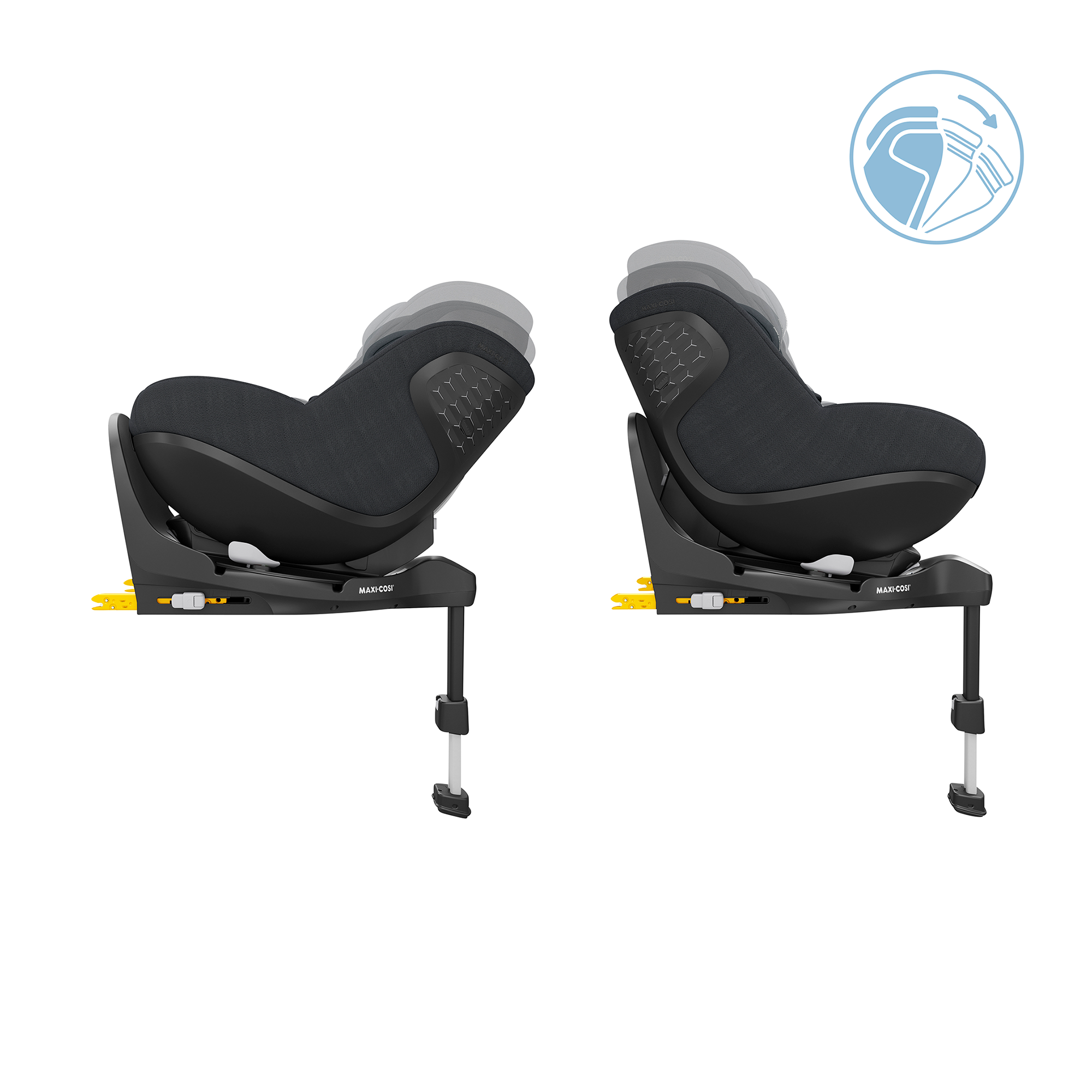 Reboarder 0-18 kg, Gruppe 0+/1, MAXI-COSI Premium, Grau – Produktansicht
