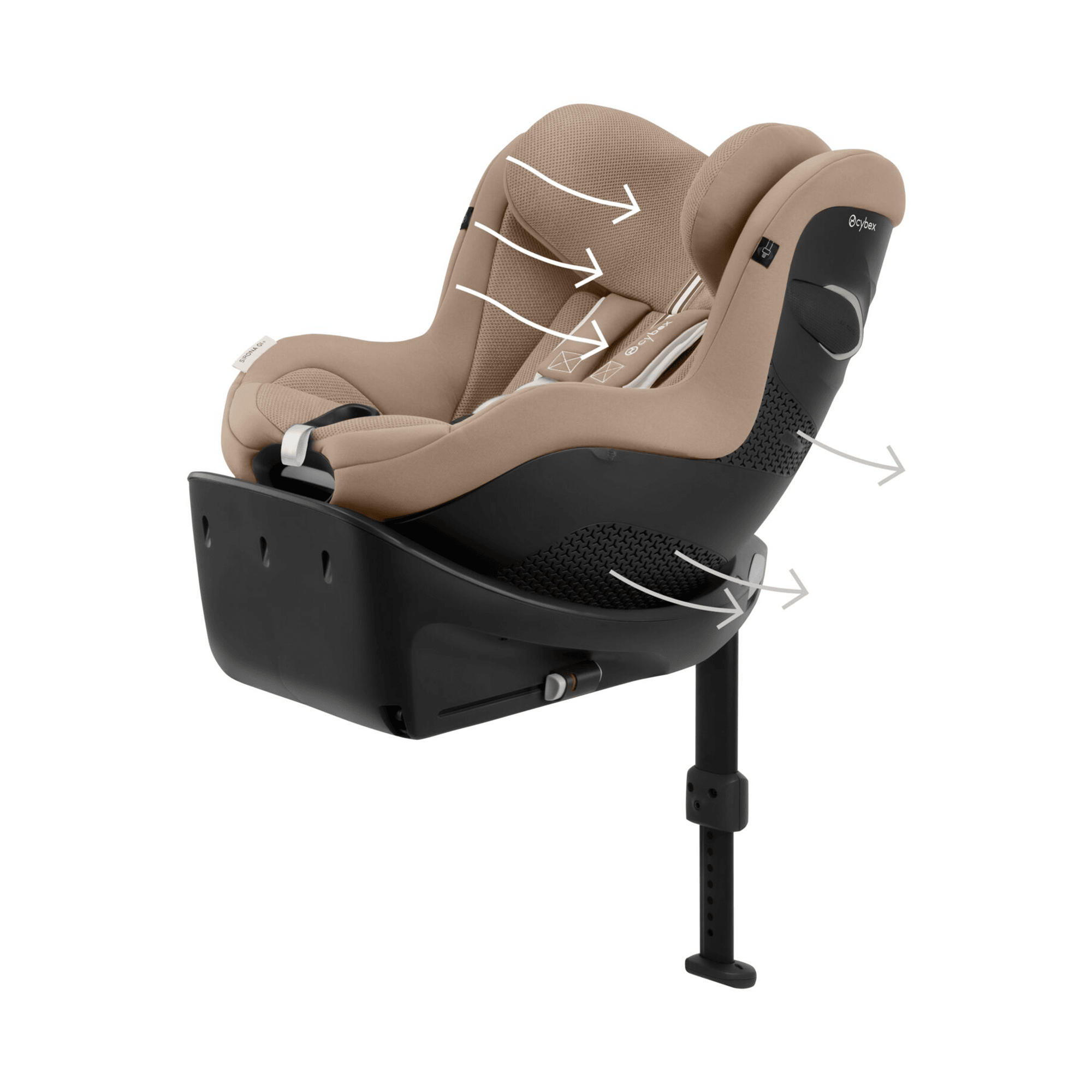 Reboarder 0-18 kg, Gruppe 0+/1, cybex, Beige – Produktansicht