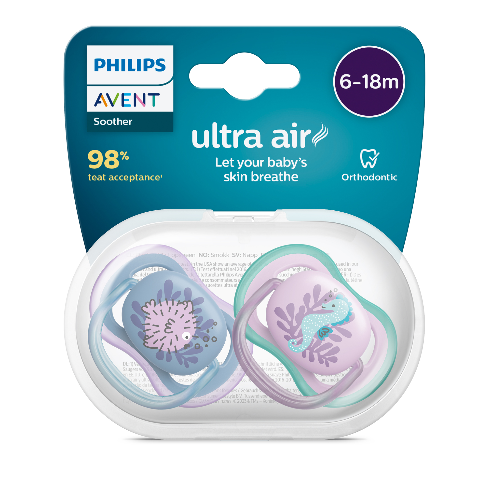Schnuller, PHILIPS AVENT, Pink – Produktansicht