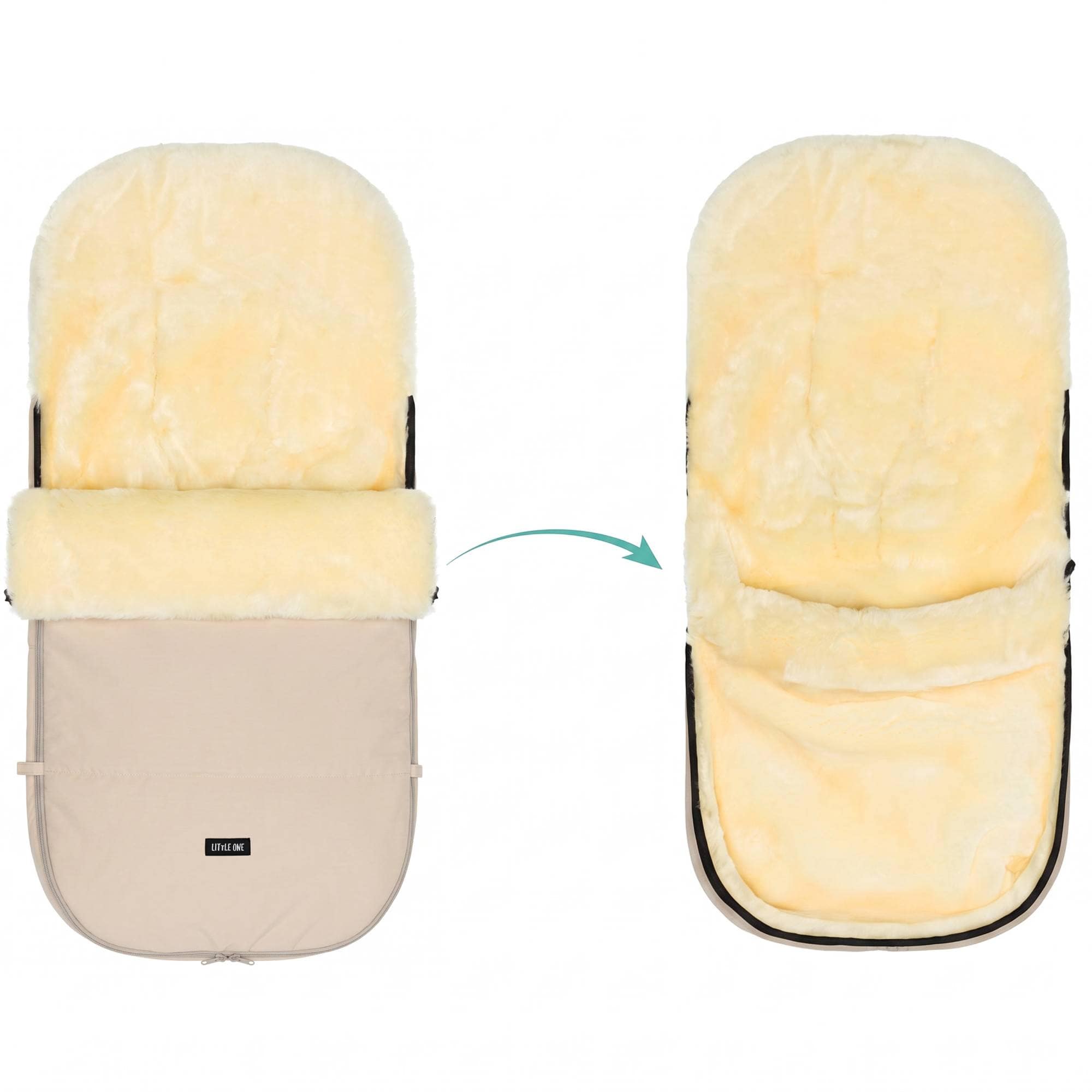 Fußsäcke & Decken, LITTLE ONE, Beige – Produktansicht