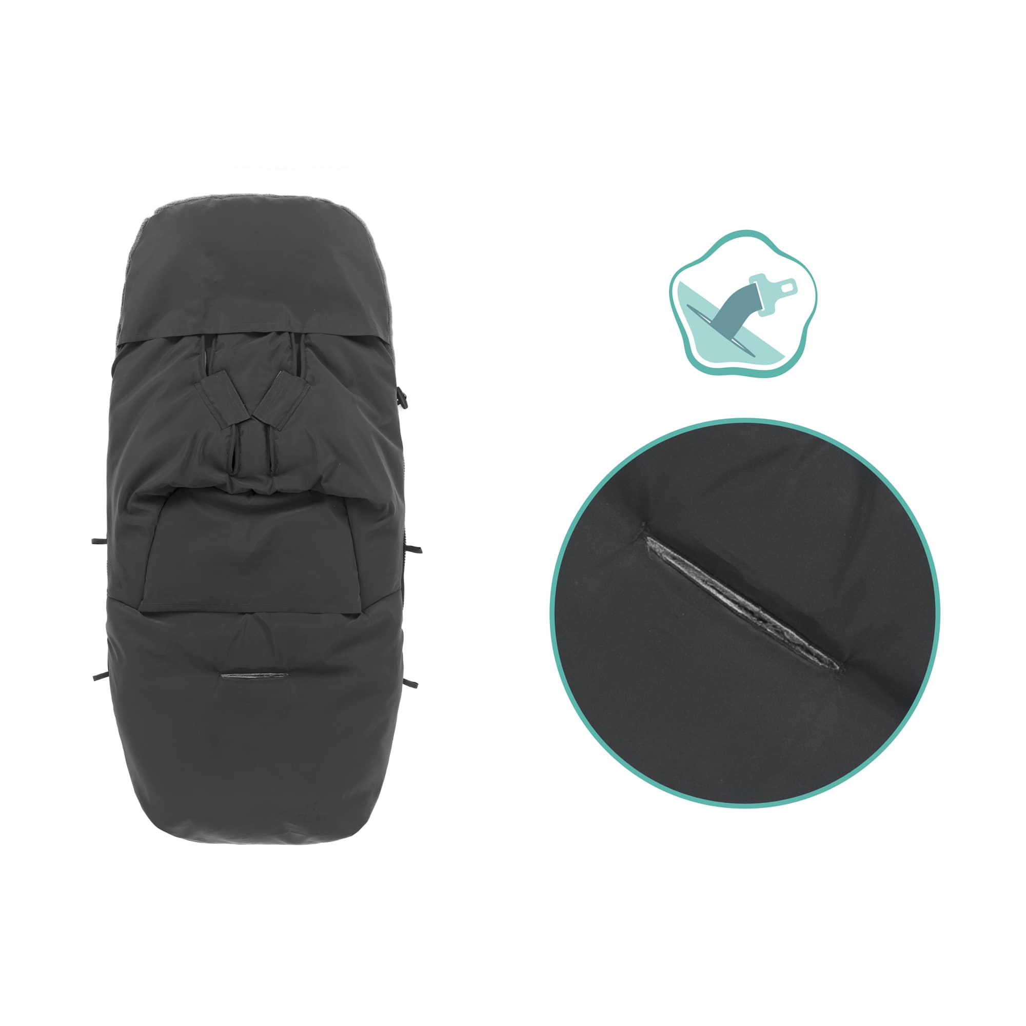 Fußsäcke & Decken, LITTLE ONE, Grau – Produktansicht