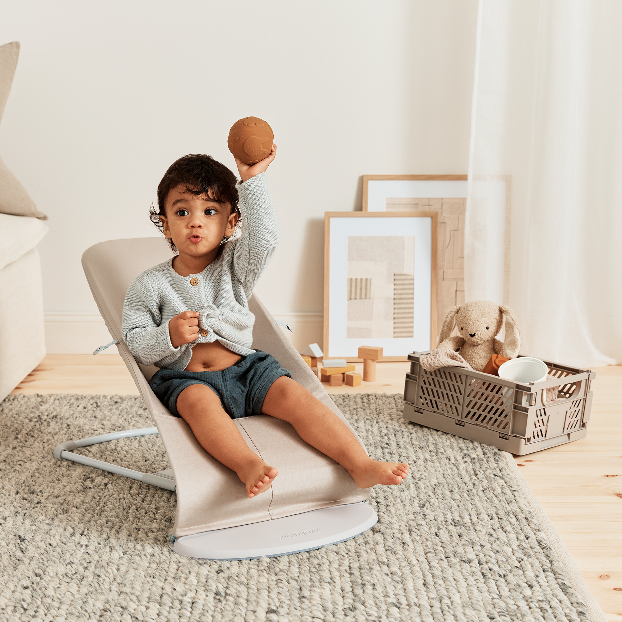 Wippen, BABYBJÖRN, Mehrfarbig – Produktansicht