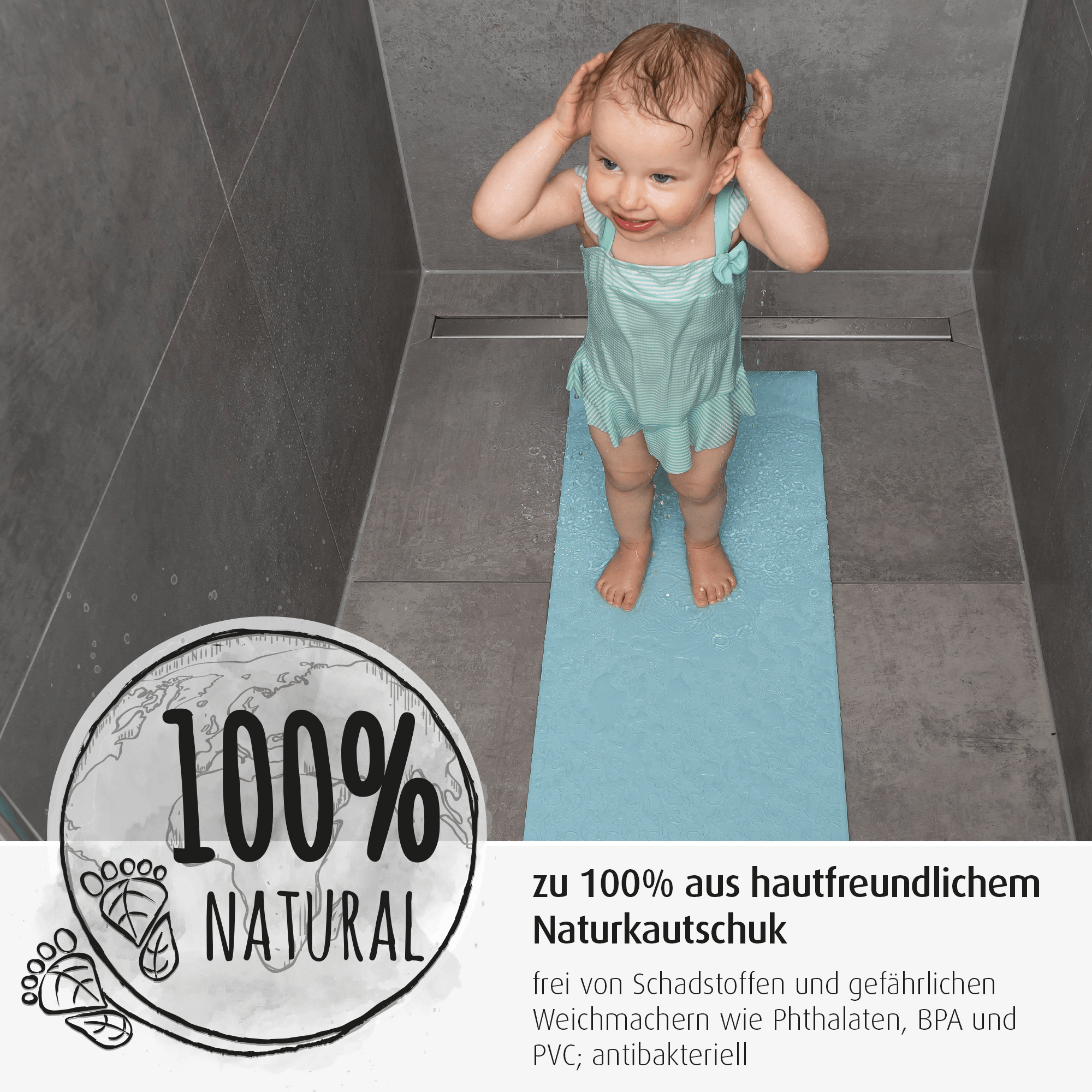 Badesitze, reer, Blau – Produktansicht