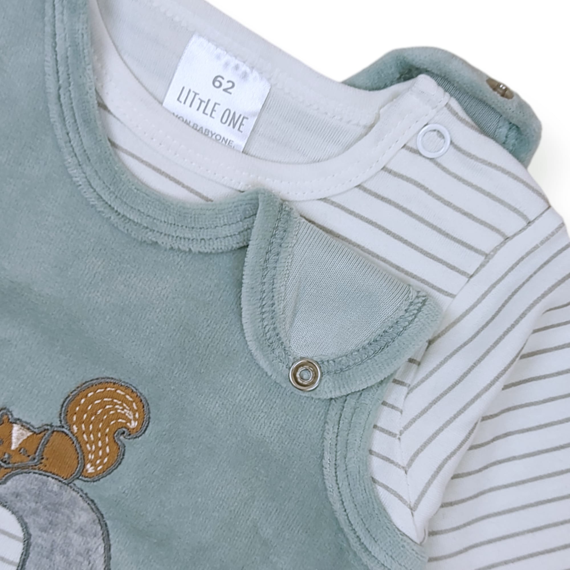 Strampler, LITTLE ONE, Grün – Produktansicht