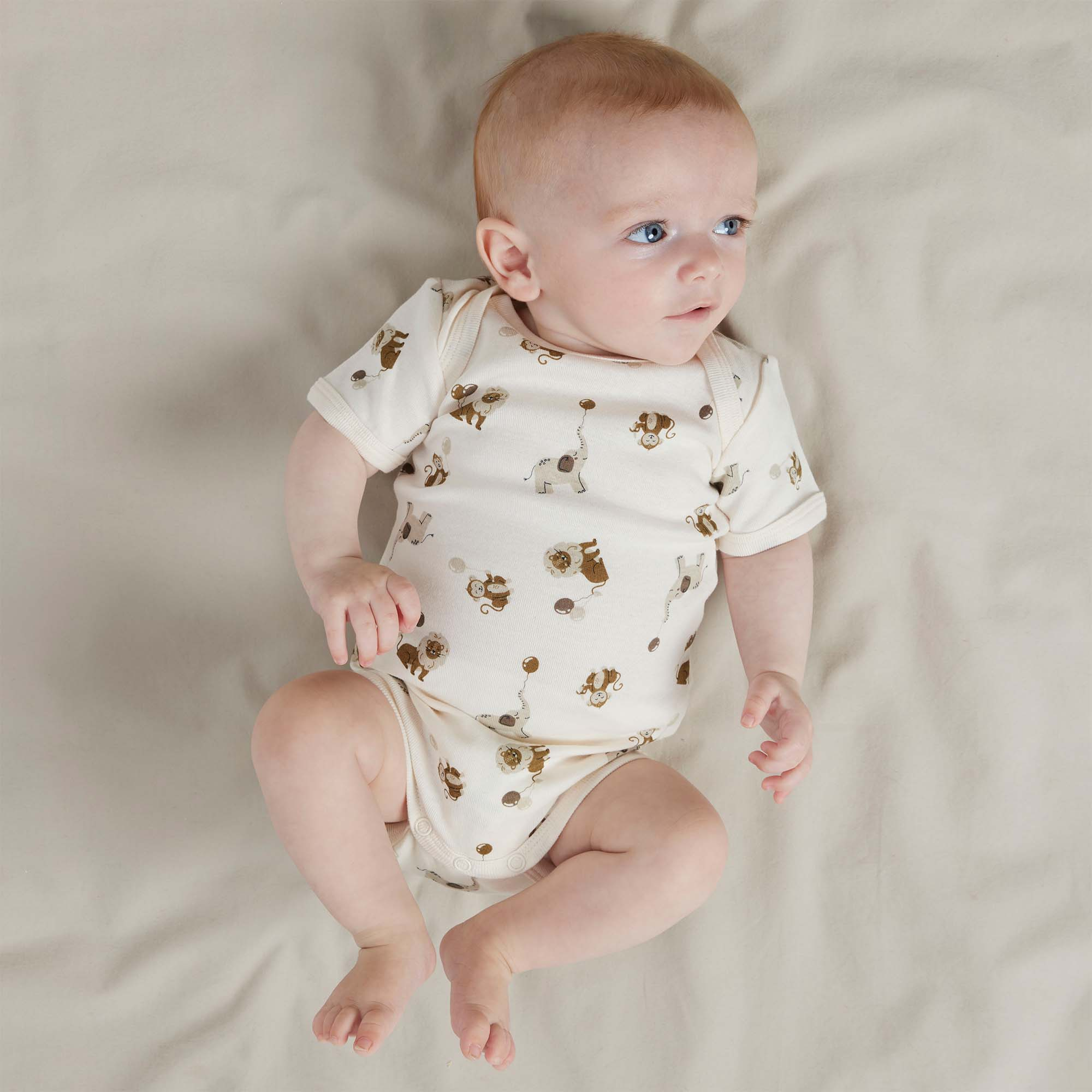 Kurzarmbodys, name it, Beige – Produktansicht