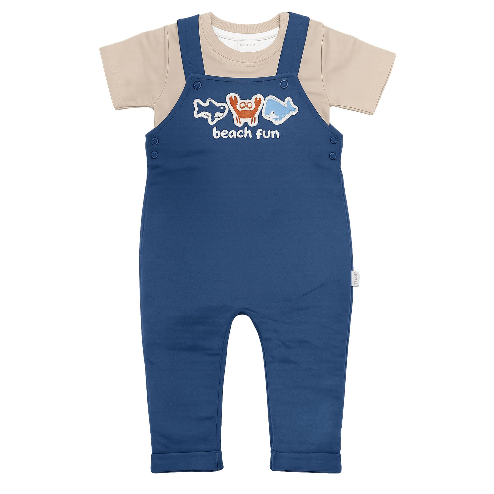 Latzhosen, LITTLE, Blau – Produktansicht