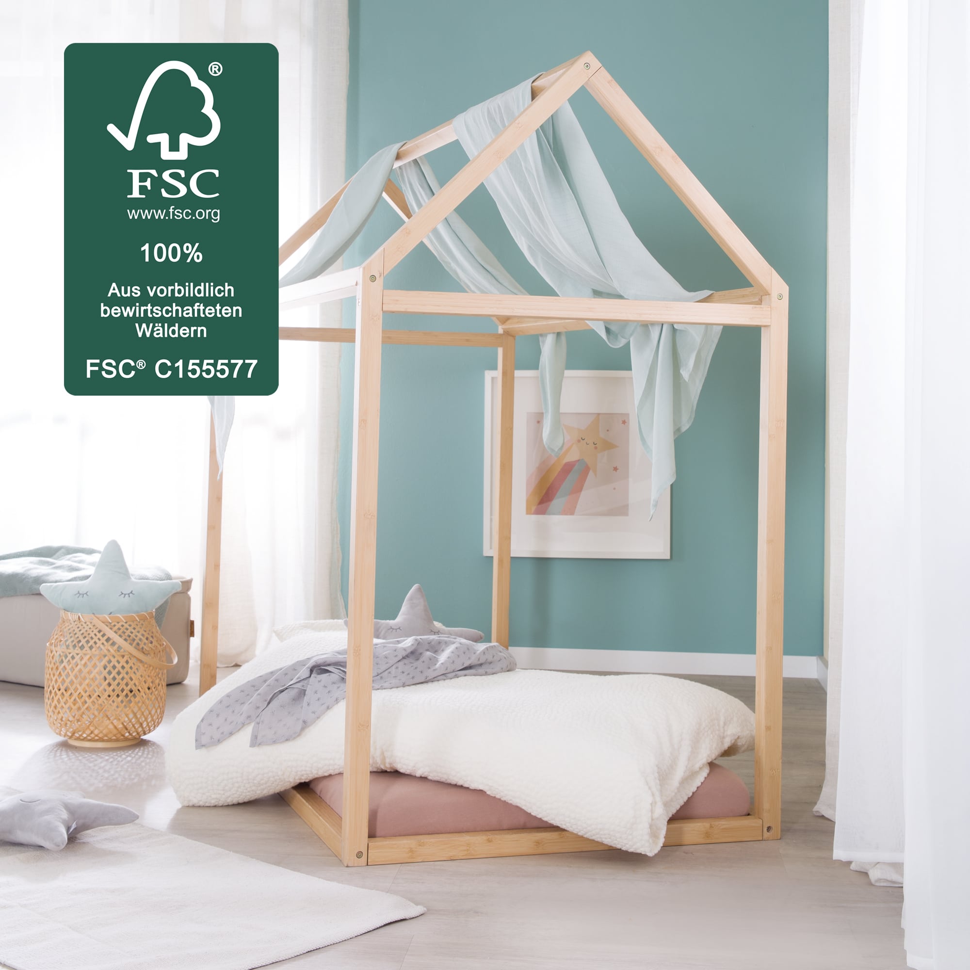 Hausbett, roba, Beige – Produktansicht
